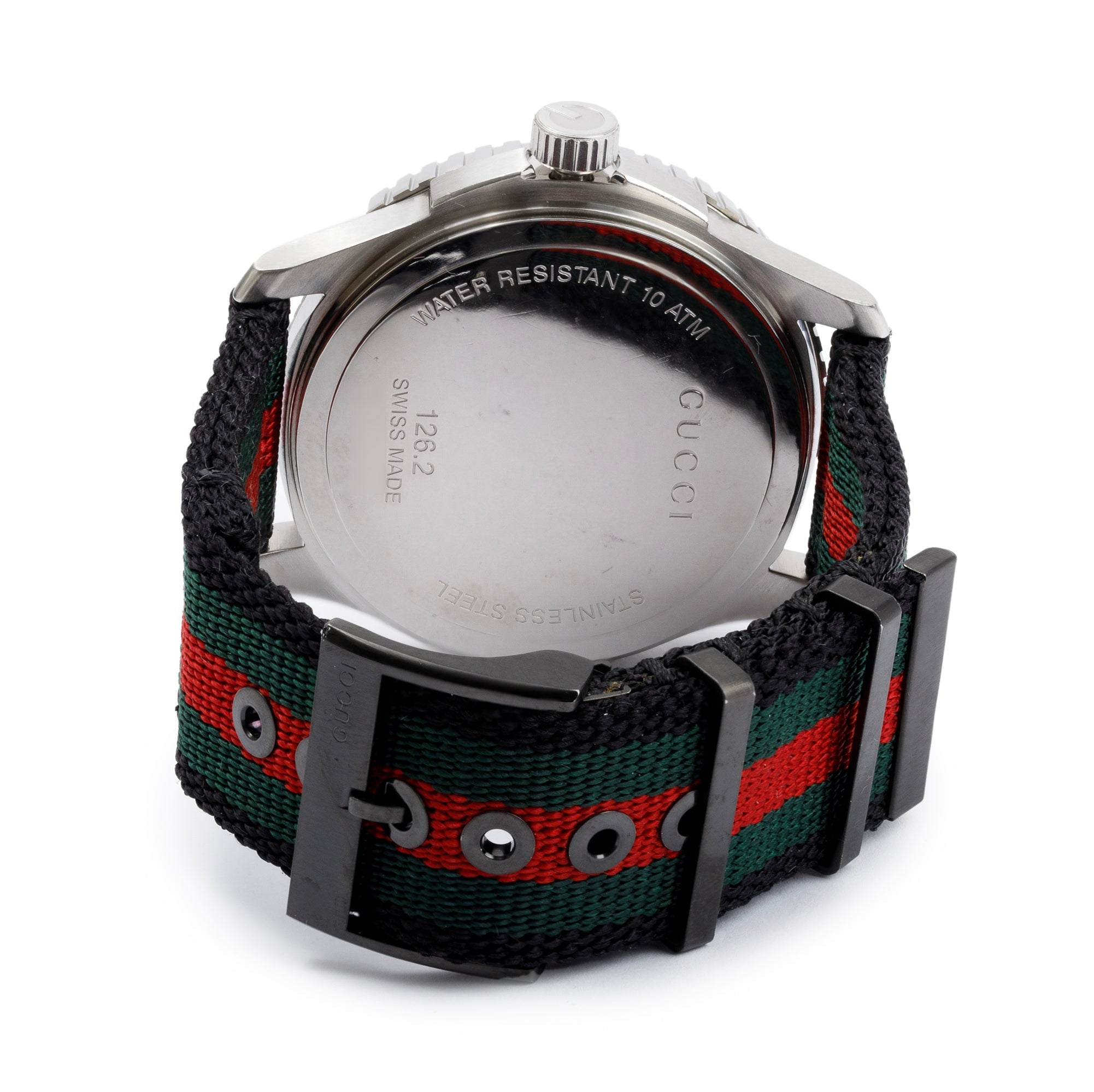 Gucci Stainless Steel G-Timeless XL Sport 44 MM Watch w/ Box & Papers