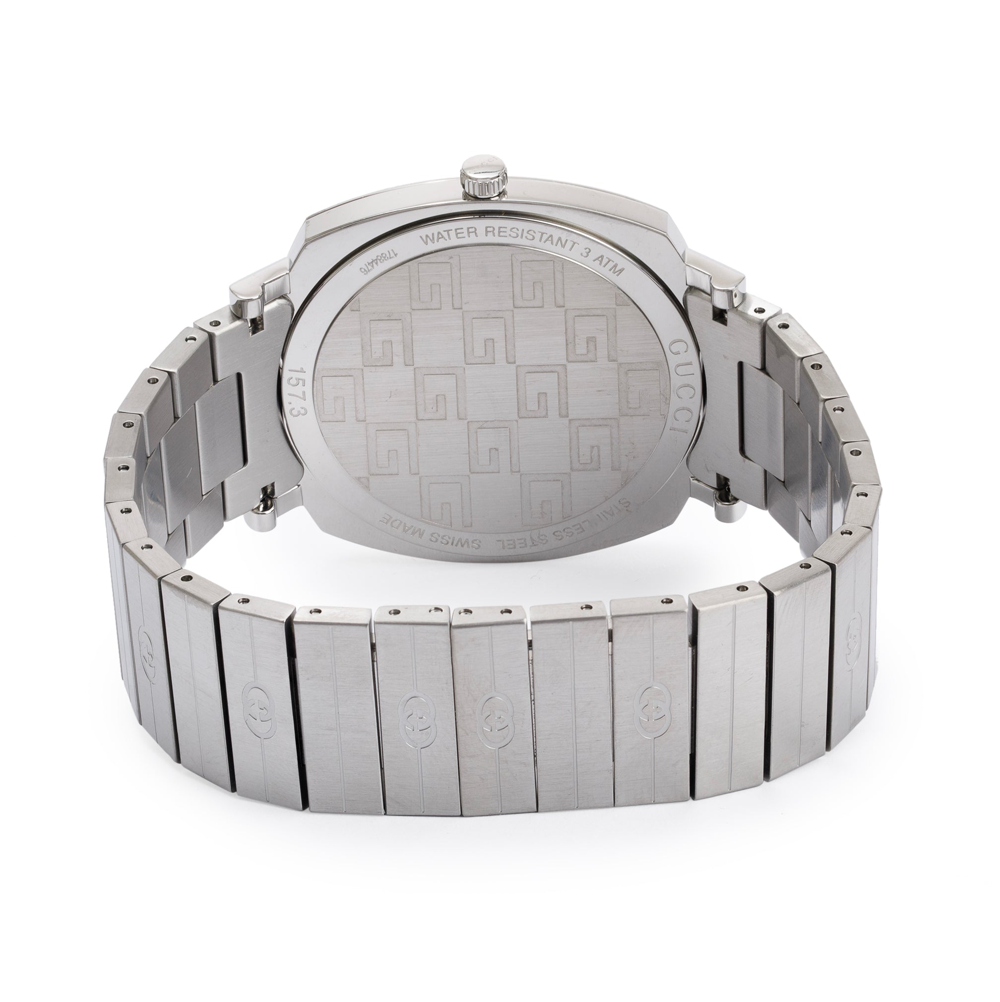 Gucci Stainless Steel Grip 38 MM Watch w/ Box & Papers