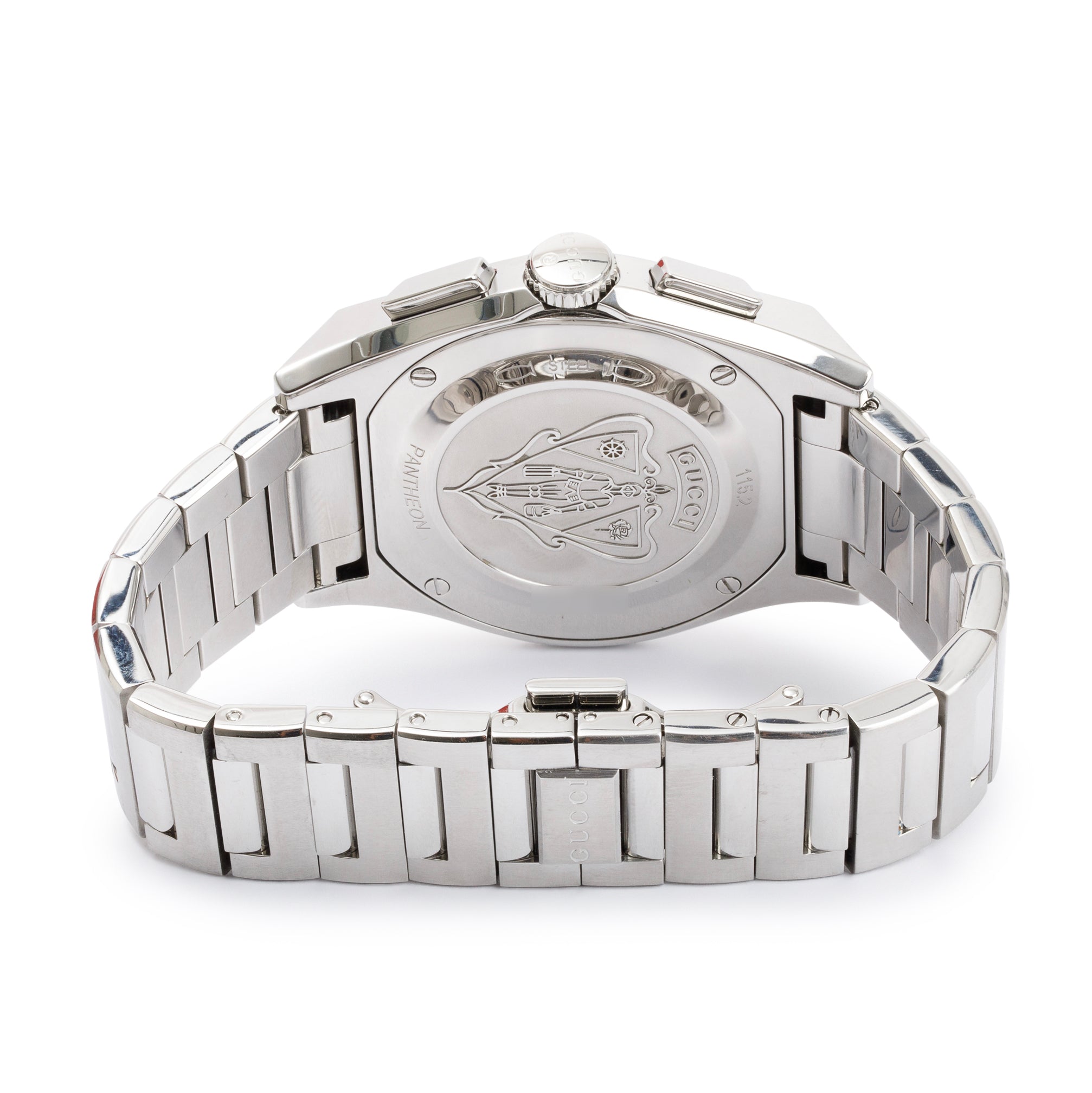 Gucci Stainless Steel Pantheon 44 MM Chronograph Watch w/ Box & Papers