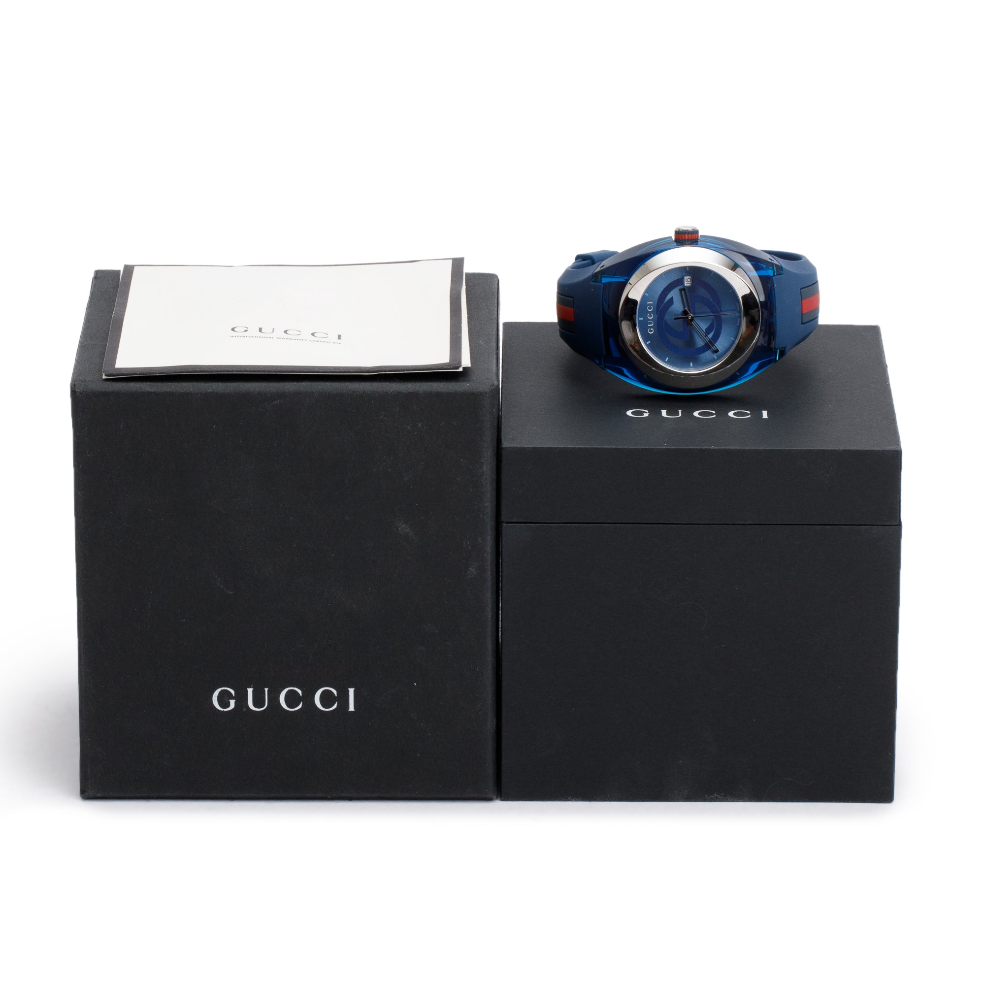 Gucci Stainless Steel Sync XXL 46 MM Watch w/ Box