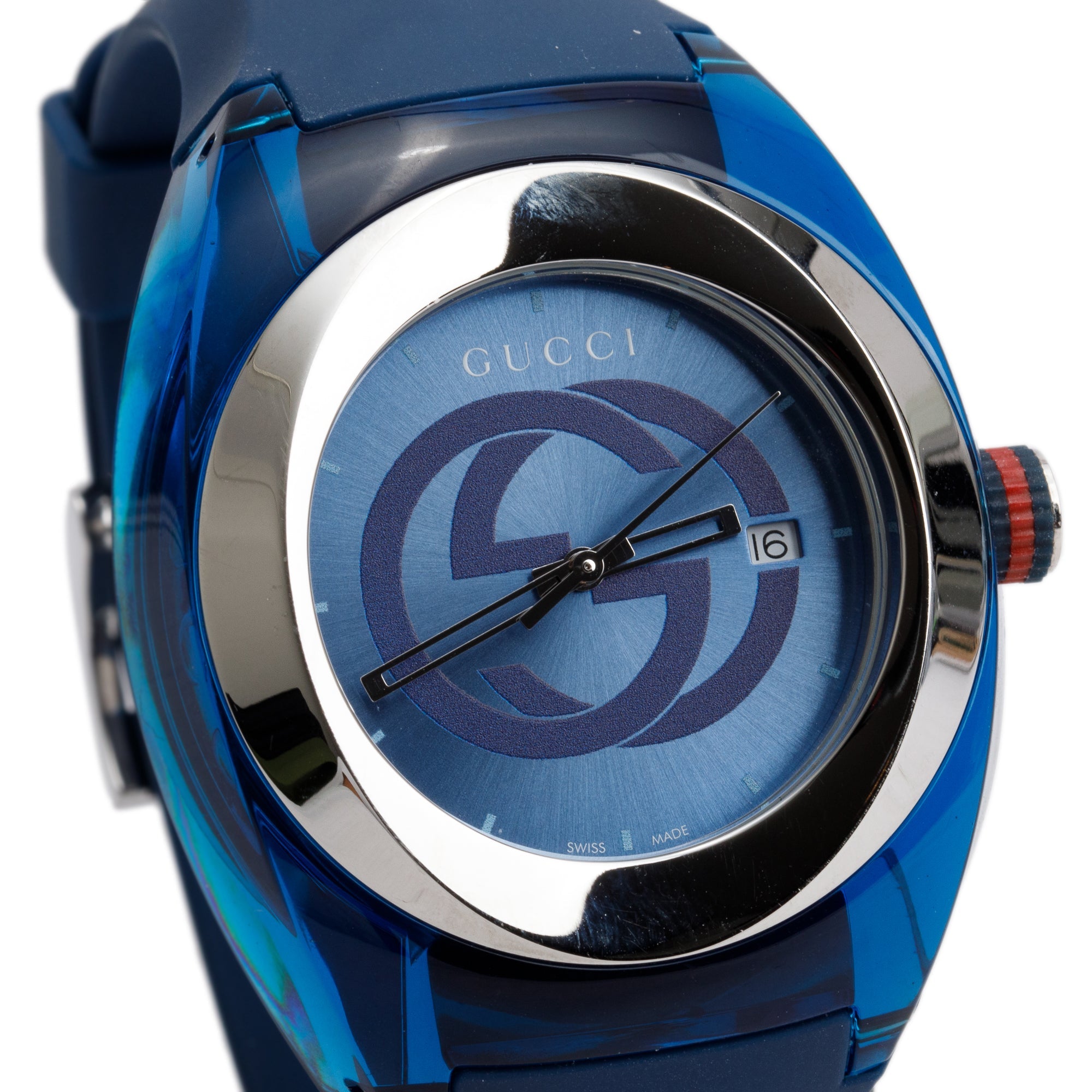 Gucci Stainless Steel Sync XXL 46 MM Watch w/ Box