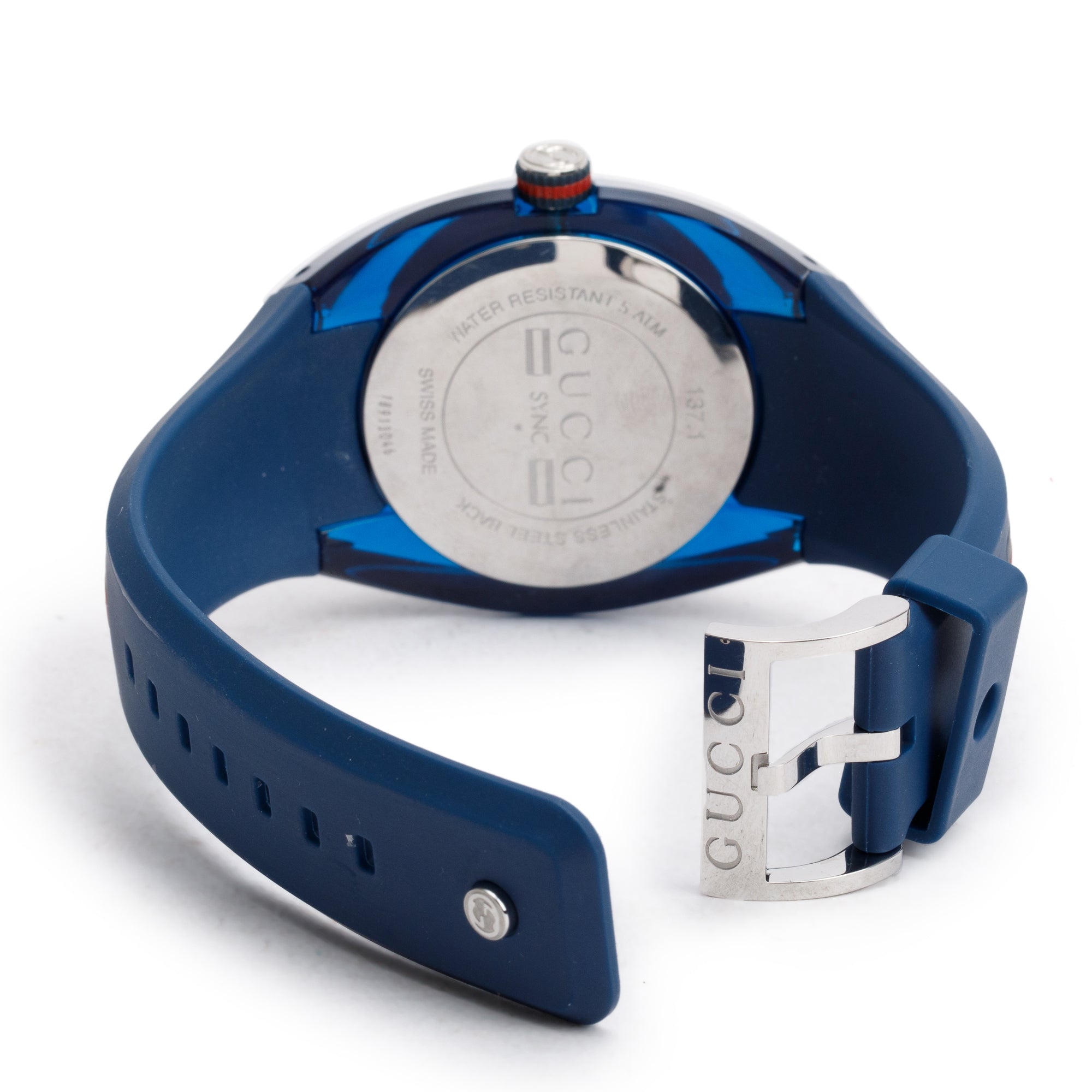 Gucci Stainless Steel Sync XXL 46 MM Watch w/ Box