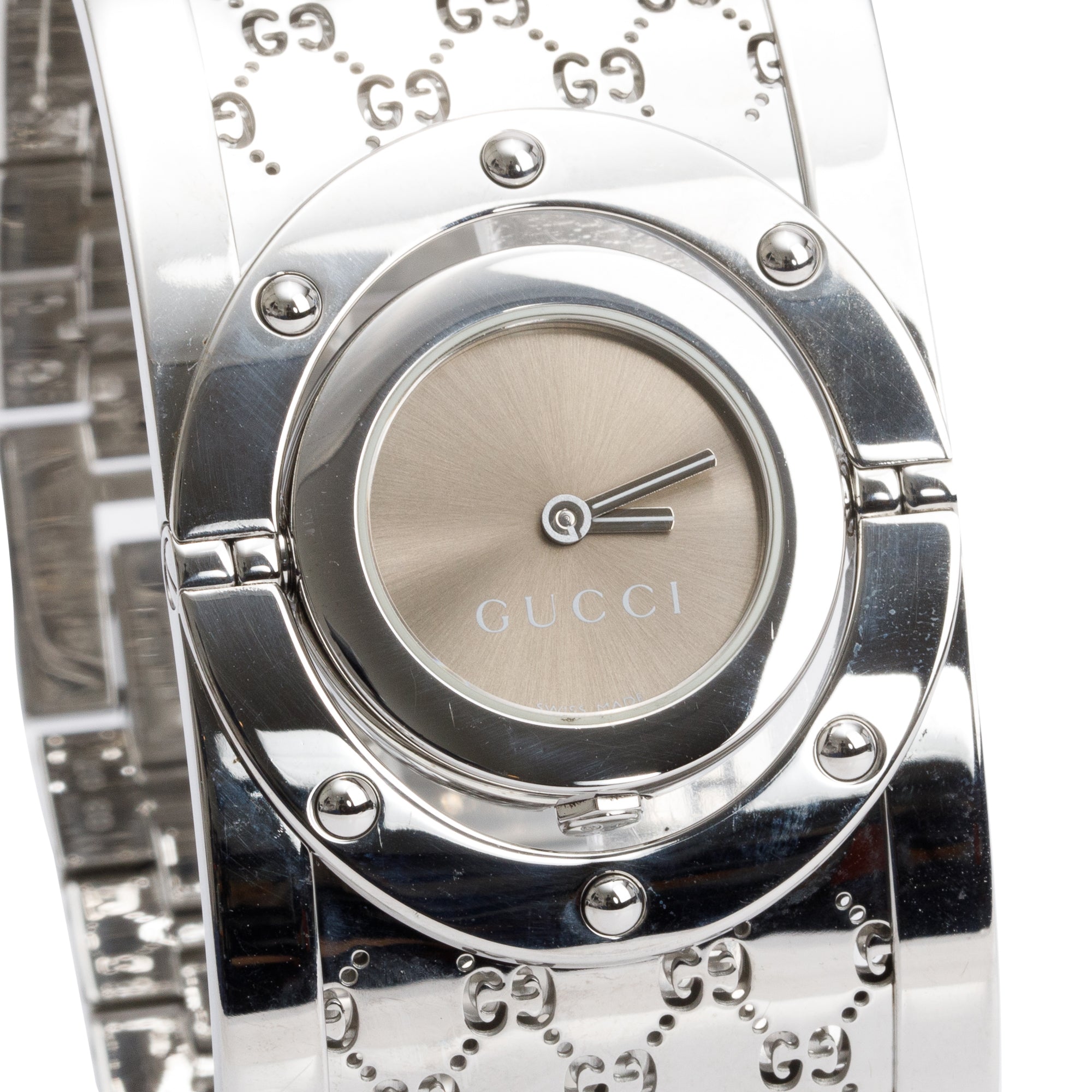 Gucci Stainless Steel Twirl Watch w/ Box & Papers