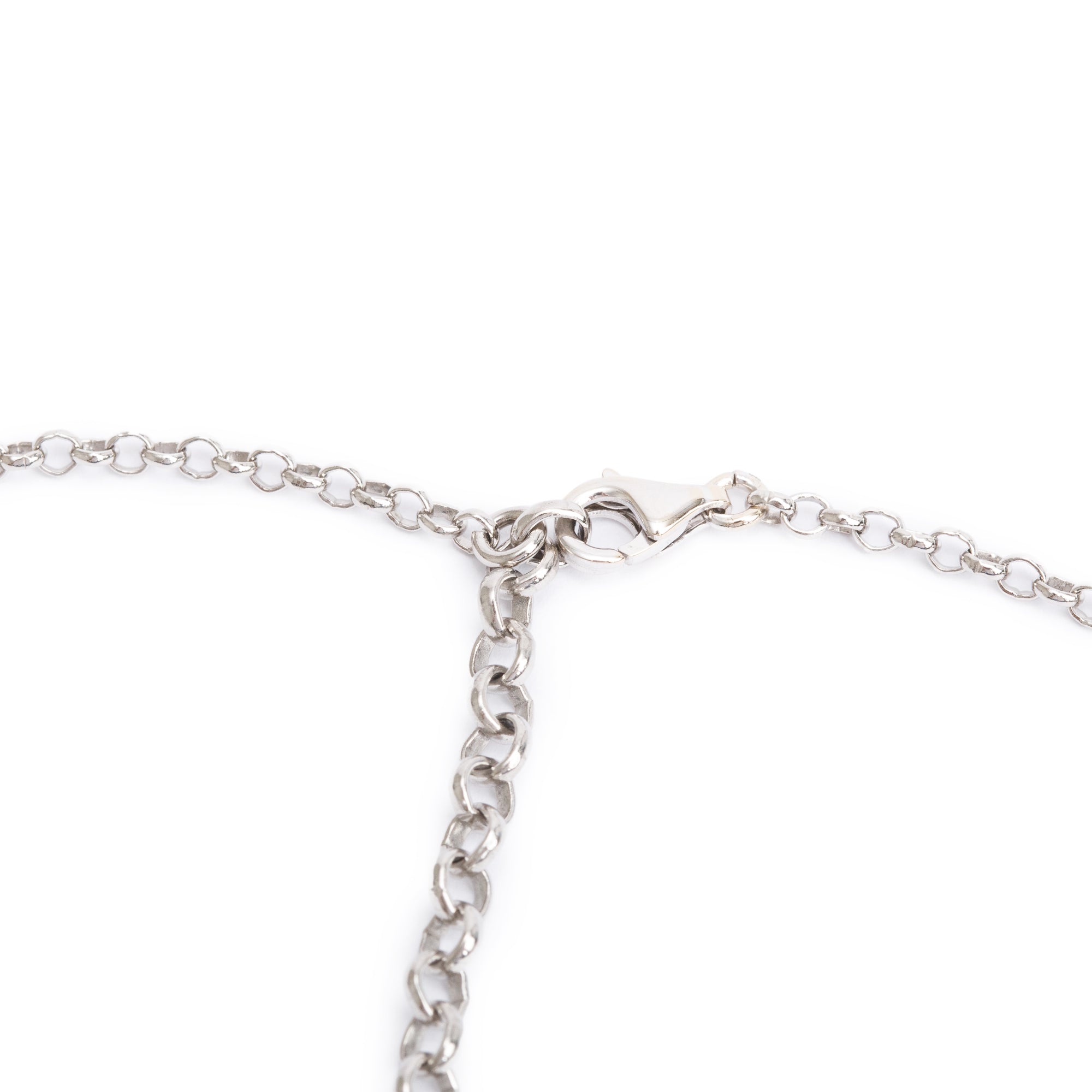 Gucci Sterling Silver Ghost Pendant Necklace