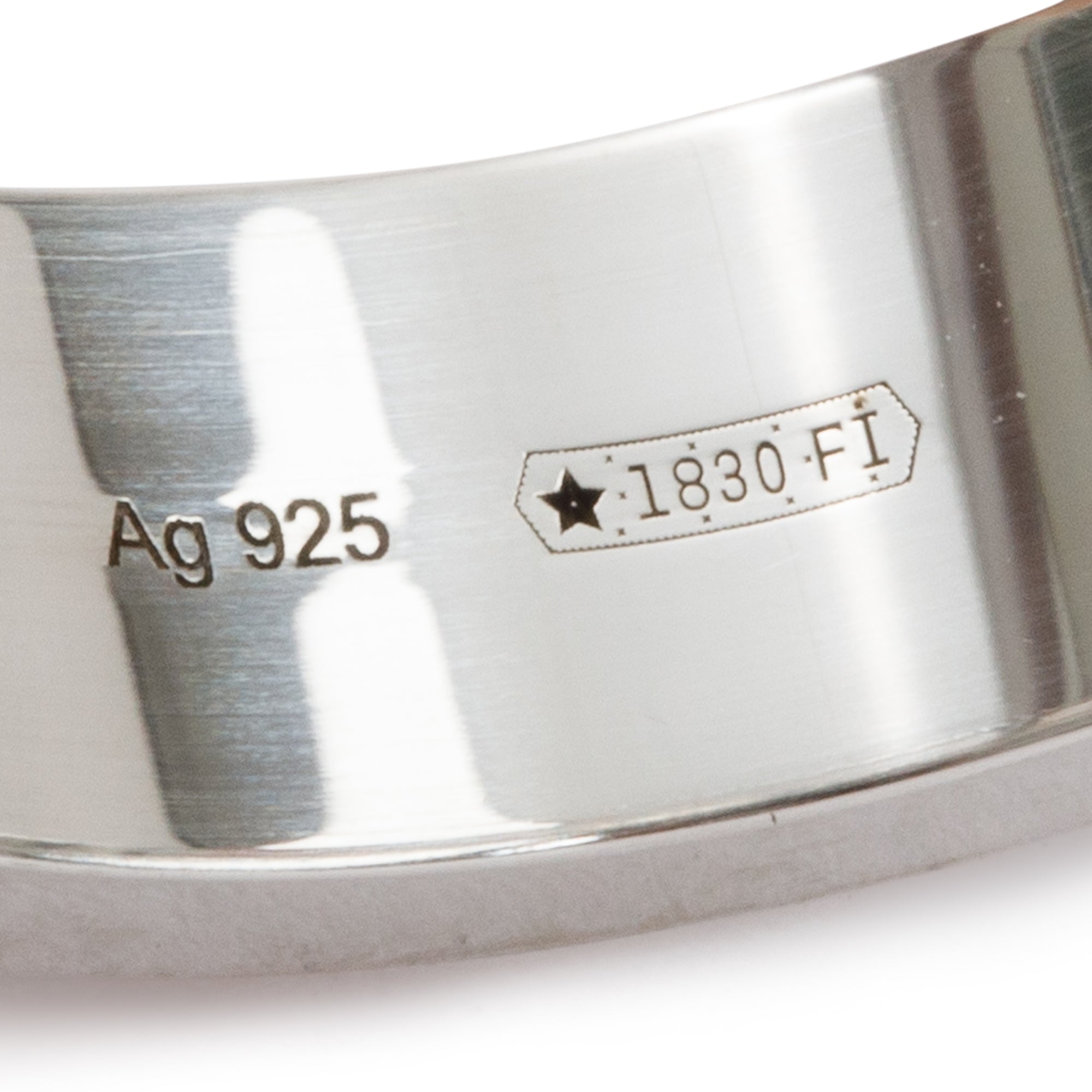 Gucci Sterling Silver Ghost Ring, Size 18 8