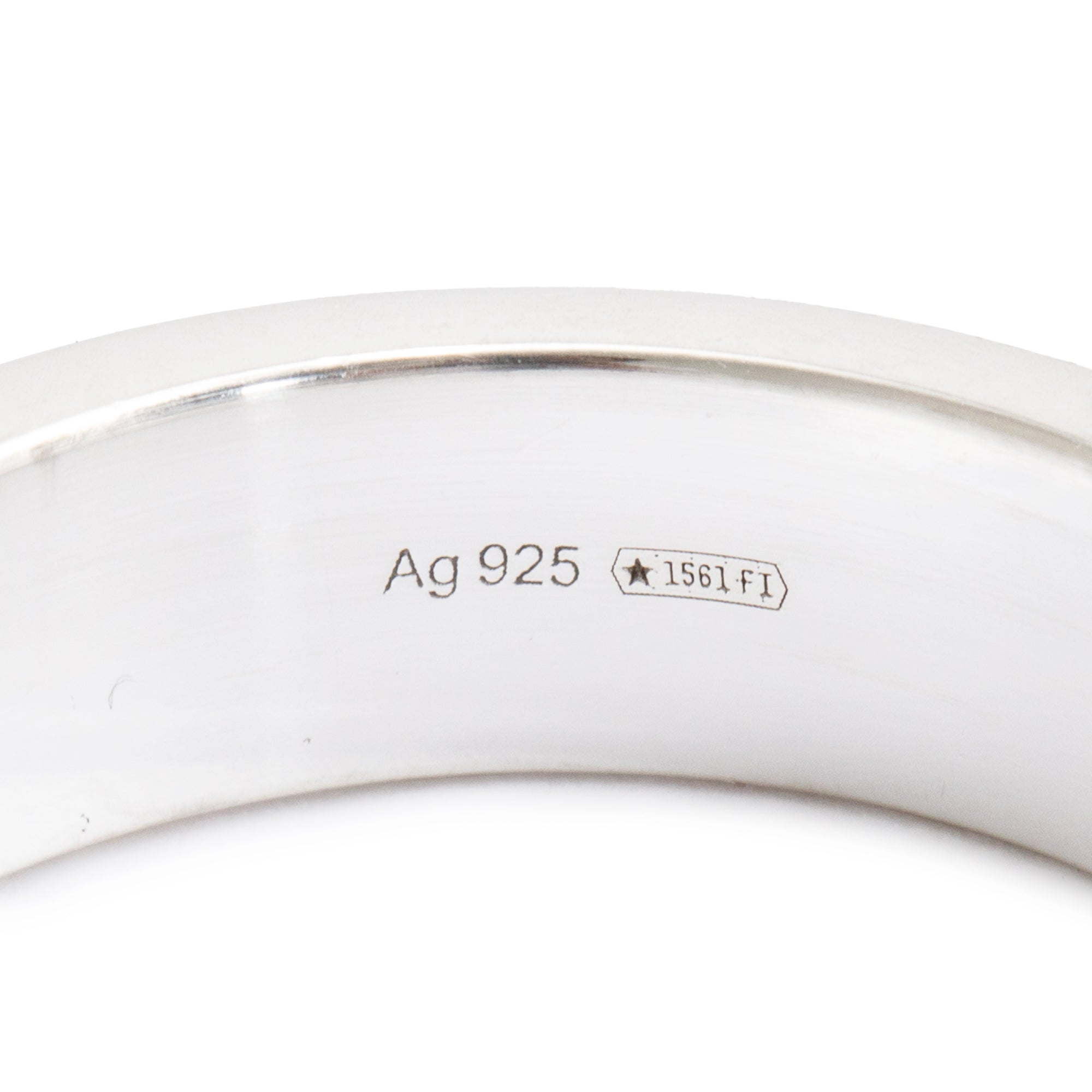 Gucci Sterling Silver Ghost Ring, Size 20 9