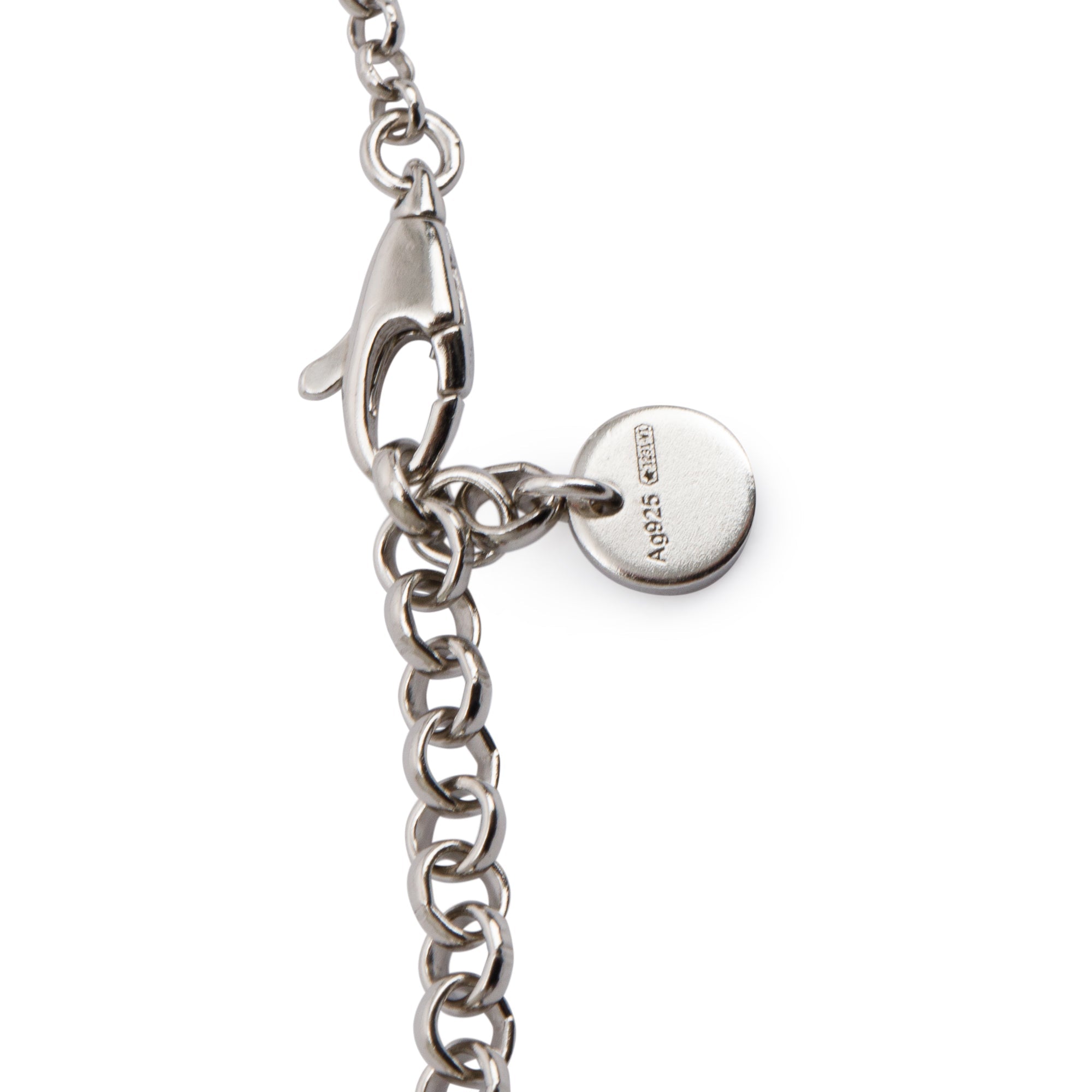 Gucci Sterling Silver Interlocking G Pendant Necklace