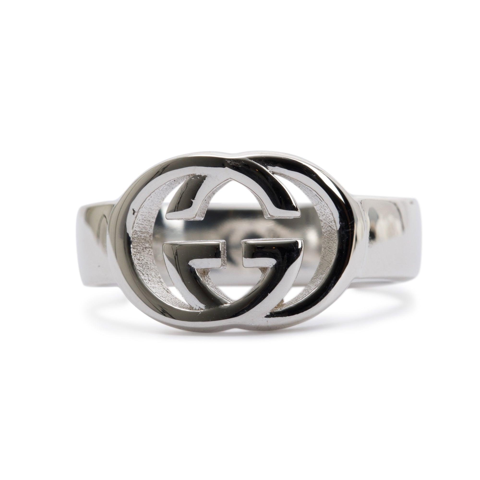 Gucci Sterling Silver Interlocking G Ring