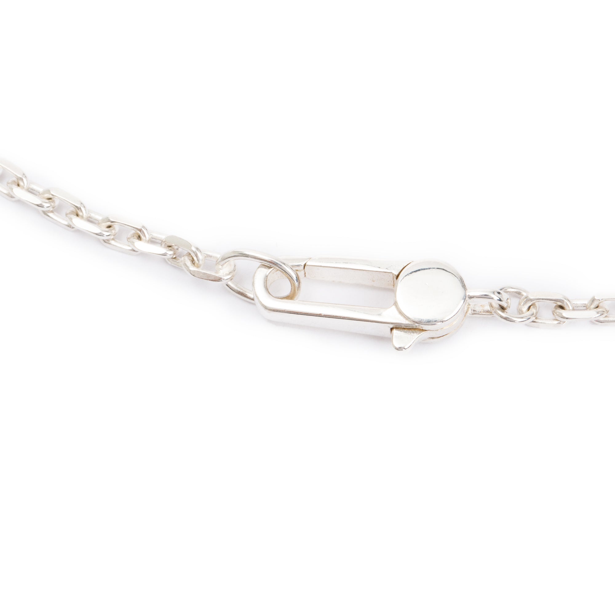 Gucci Sterling Silver Trademark Charm Necklace