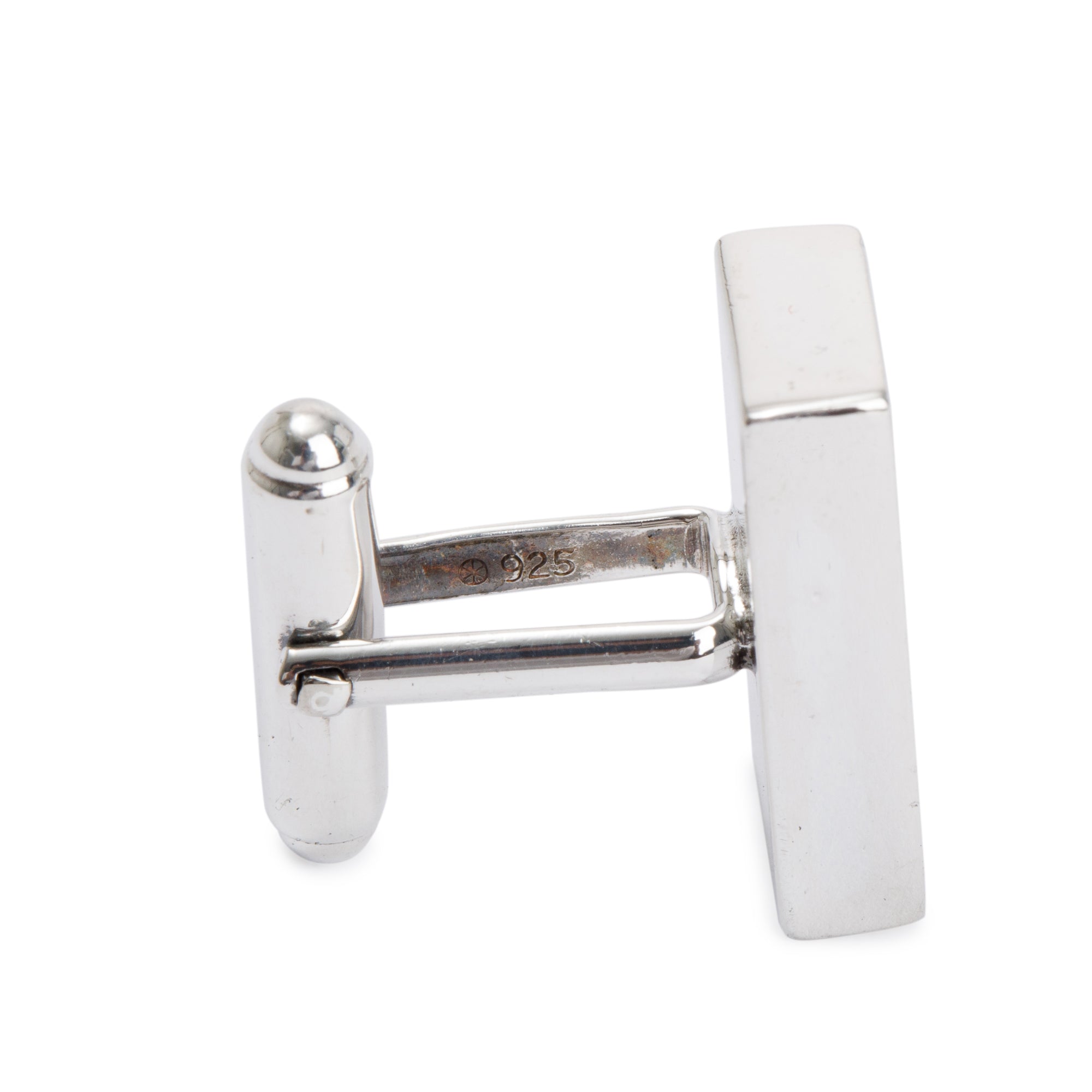 Gucci Sterling Silver Trademark Cufflinks