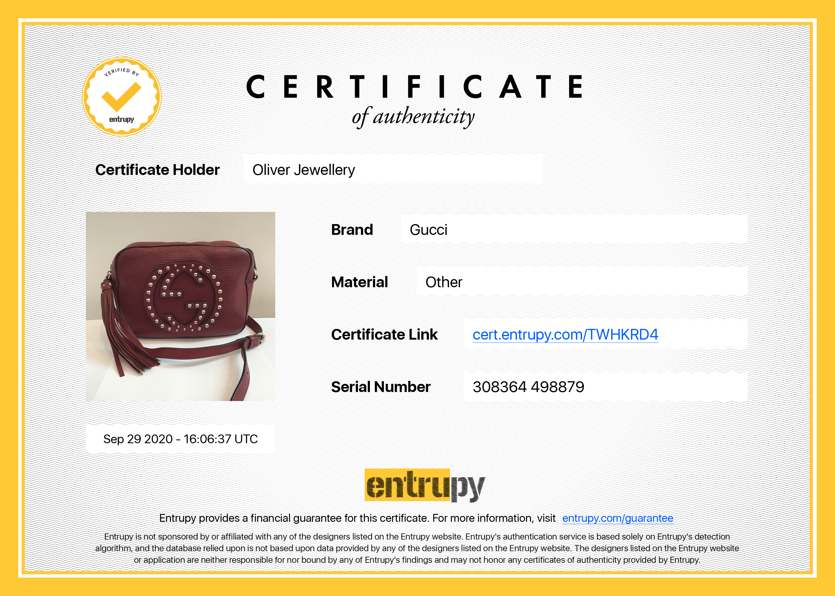 Gucci Studded Soho Disco Crossbody Bag