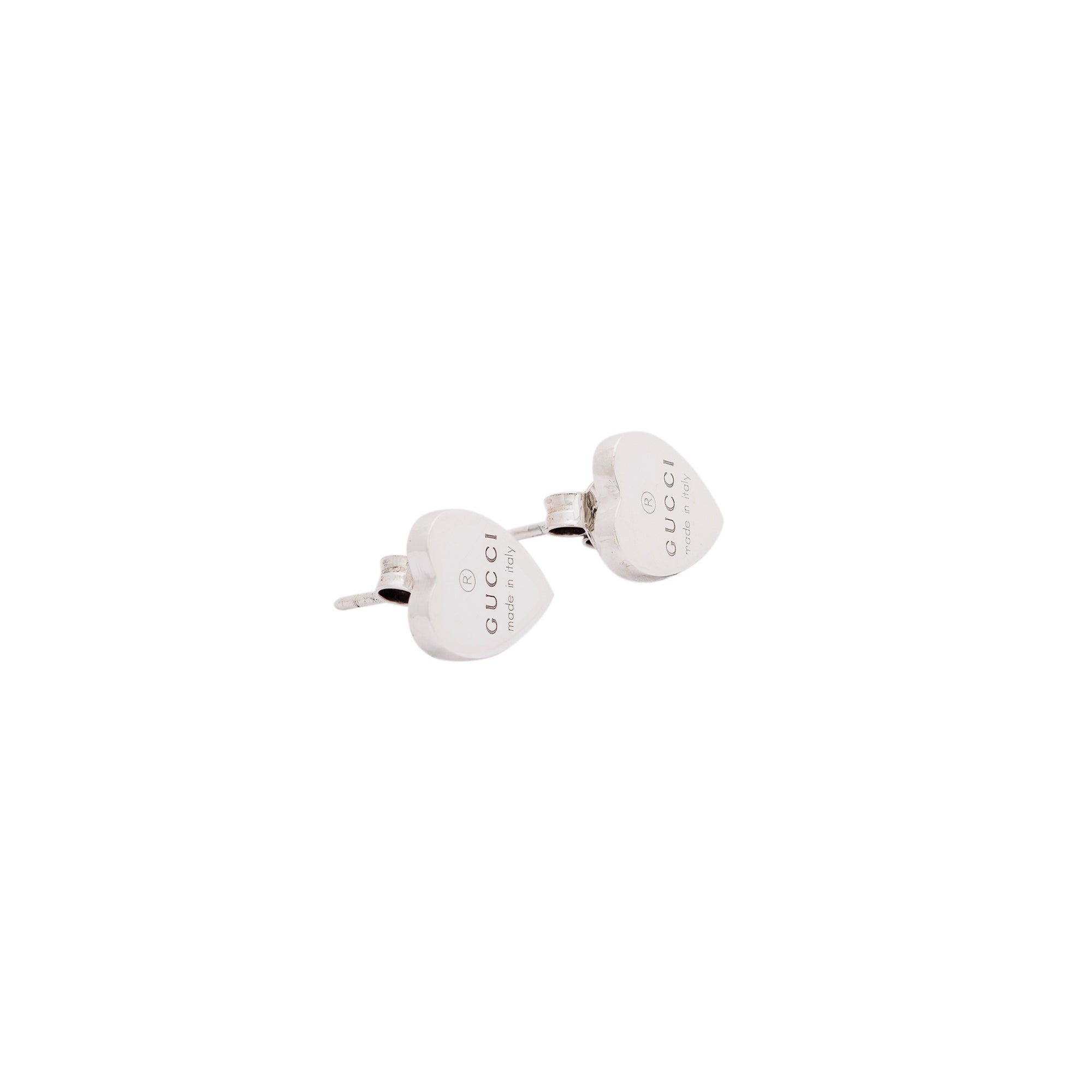 Gucci Trademark Heart Stud Earrings
