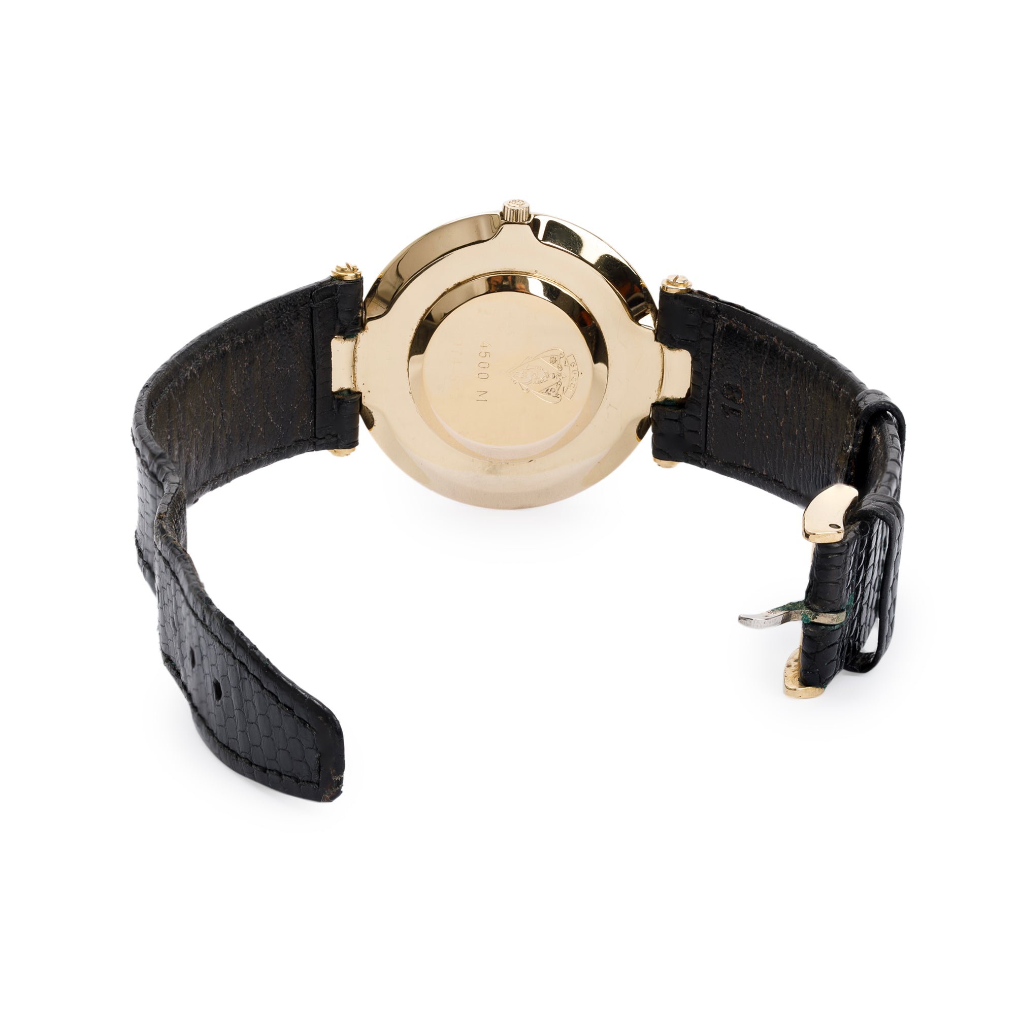 Gucci Two-Tone Gold Plated Stainless Steel 4500 Series Diamantissima 32MM Watch