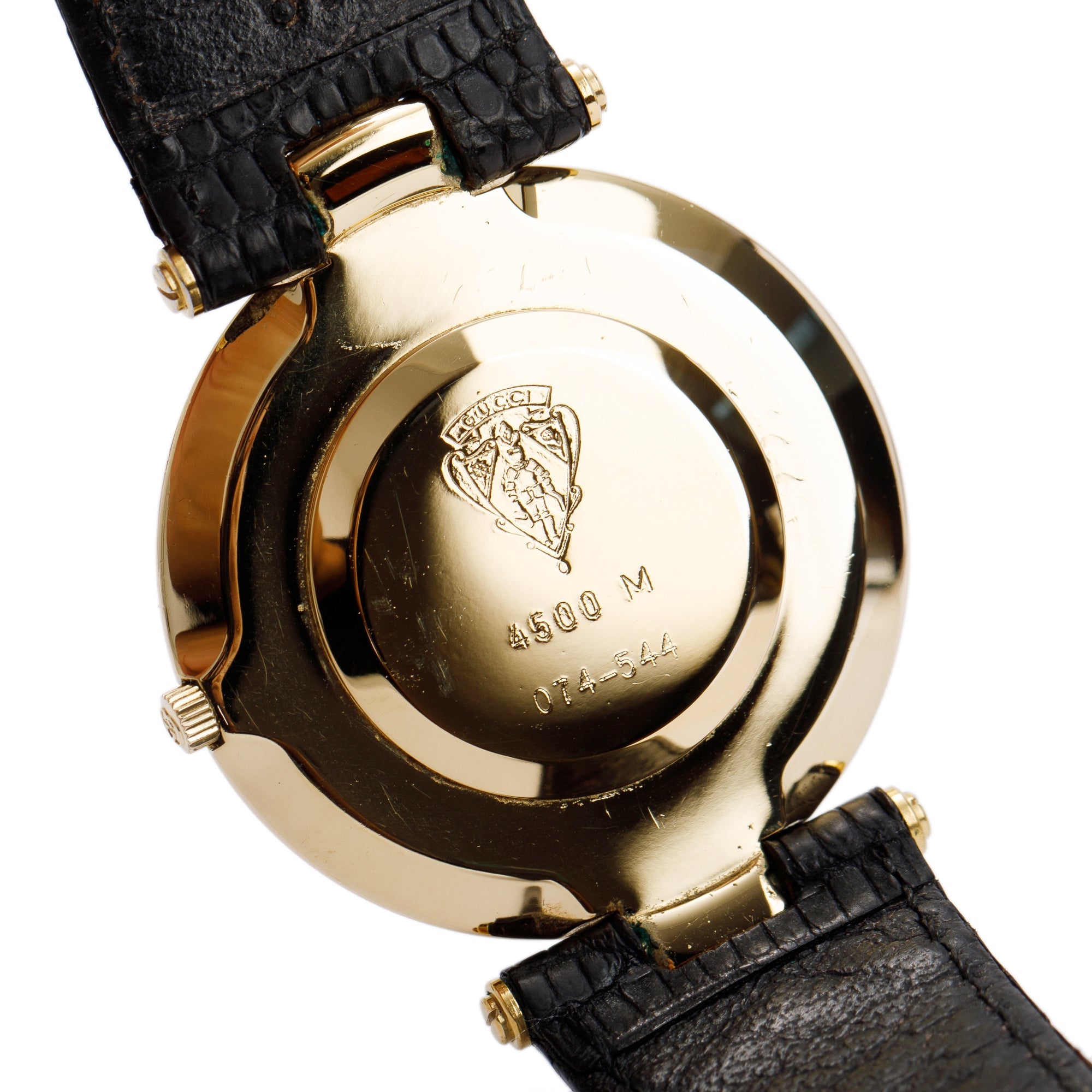 Gucci Two-Tone Gold Plated Stainless Steel 4500 Series Diamantissima 32MM Watch