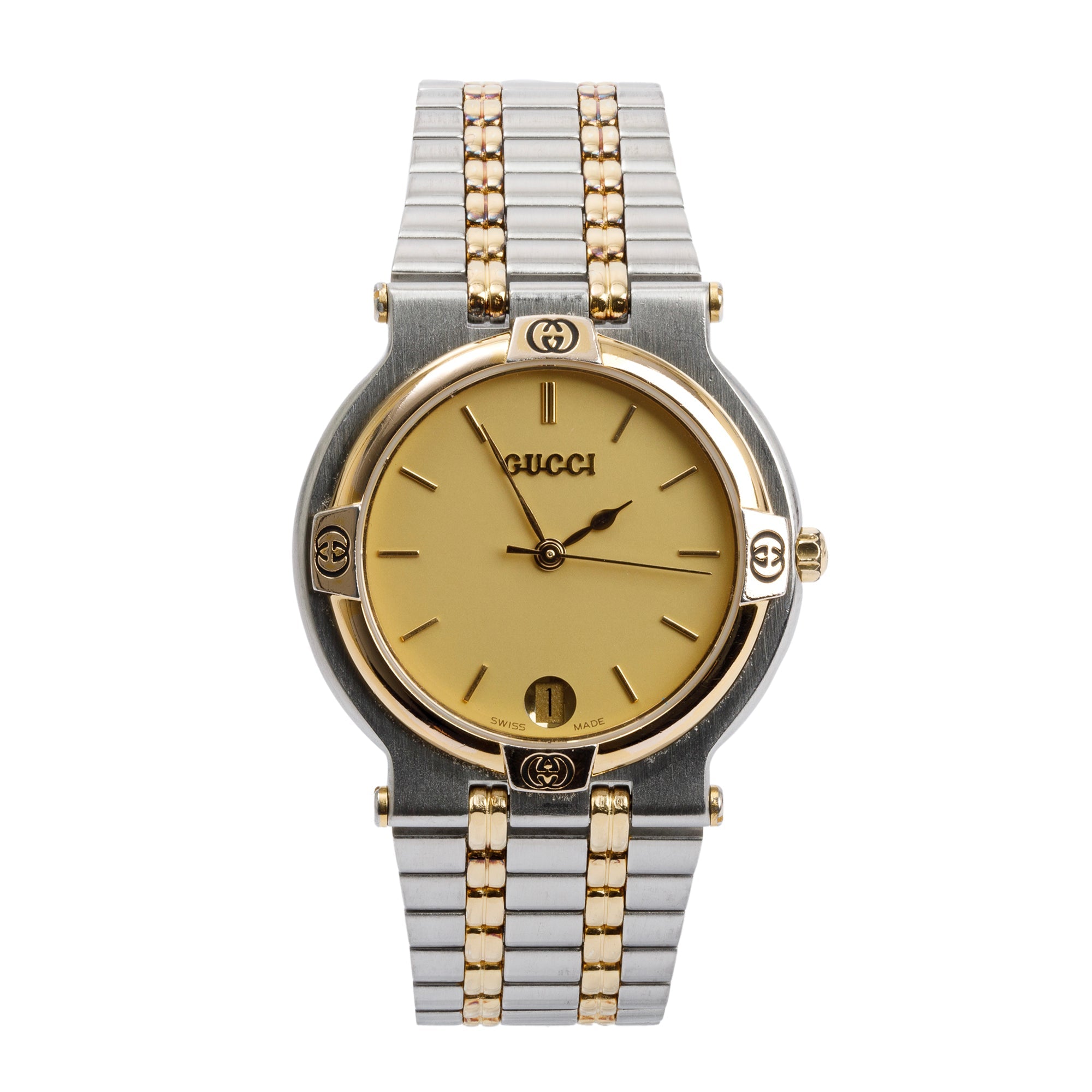 Gucci Two-Tone Stainless Steel 9000M Series 32 MM Watch