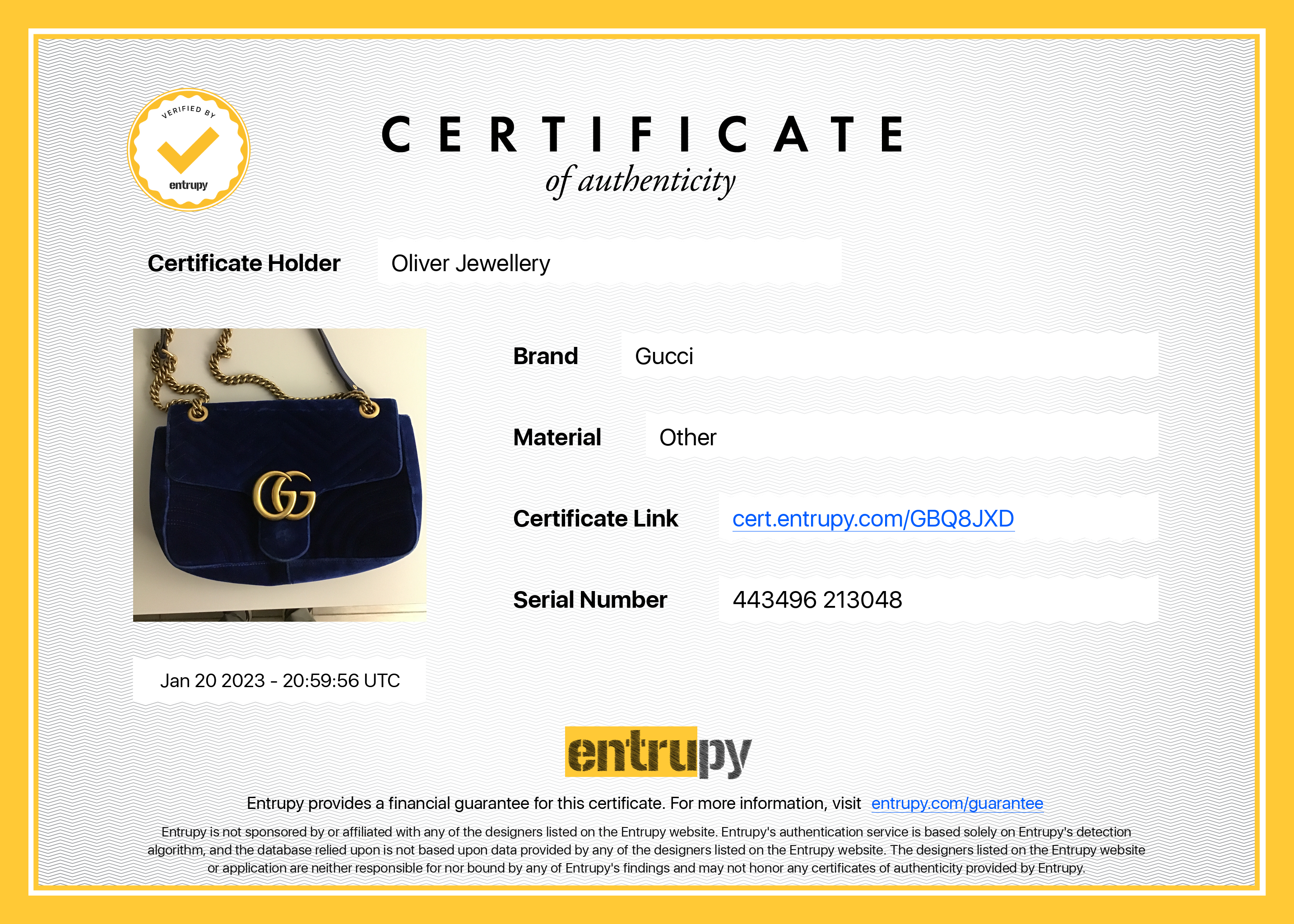 Gucci Velvet Matelasse GG Marmont Medium Shoulder Bag