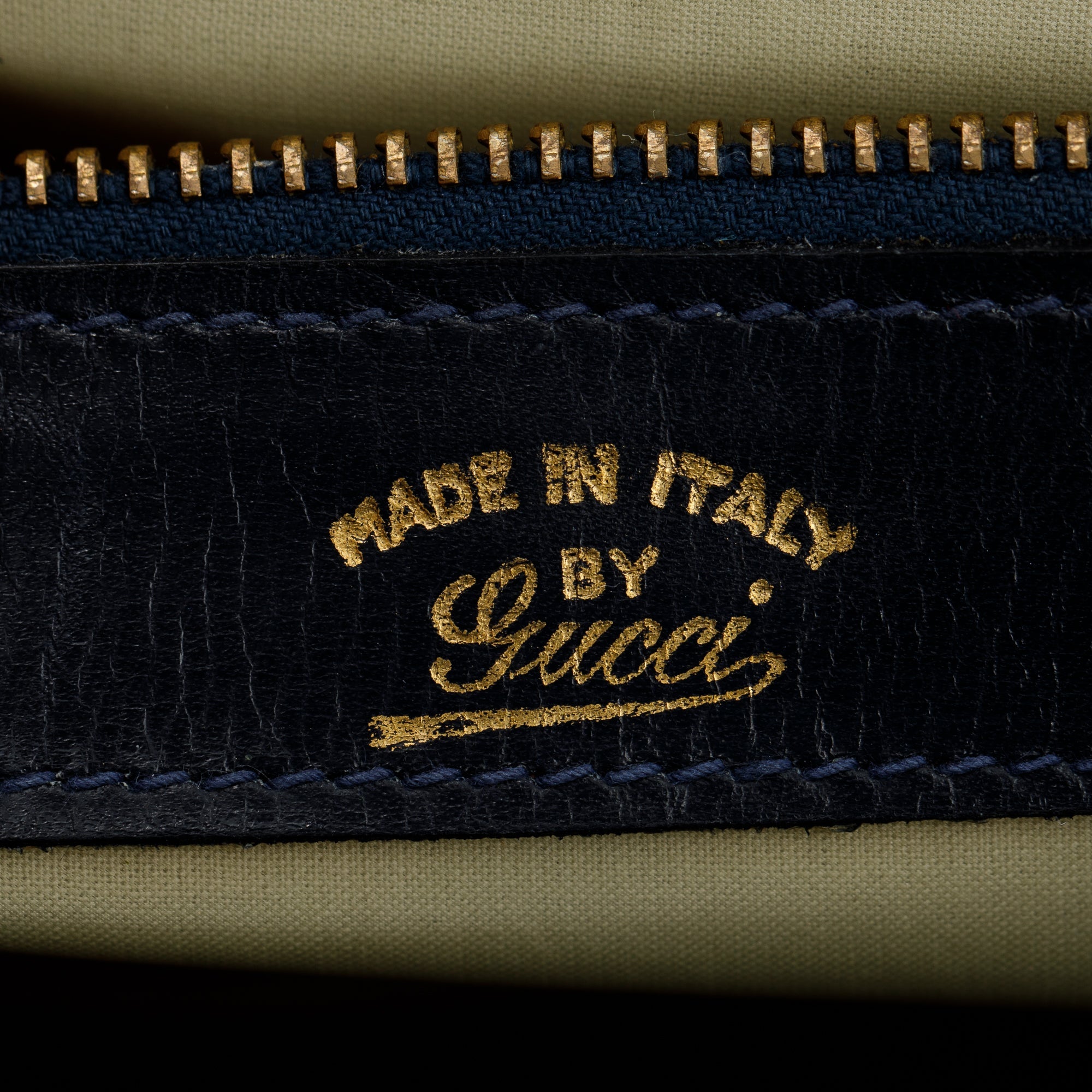 Gucci Vintage Blue GG Supreme Canvas Vanity Train Case