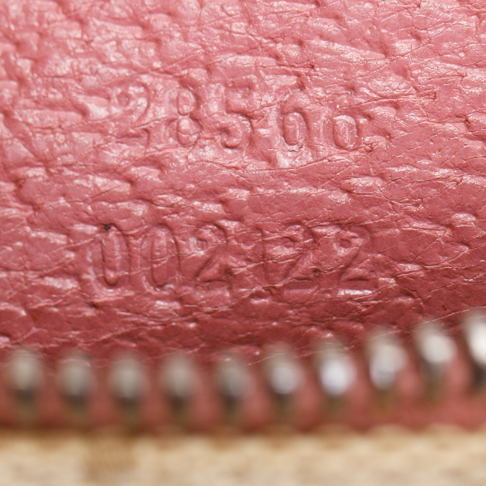 Gucci Vintage GG Canvas Pink Leather Double Pocket Belt Bag