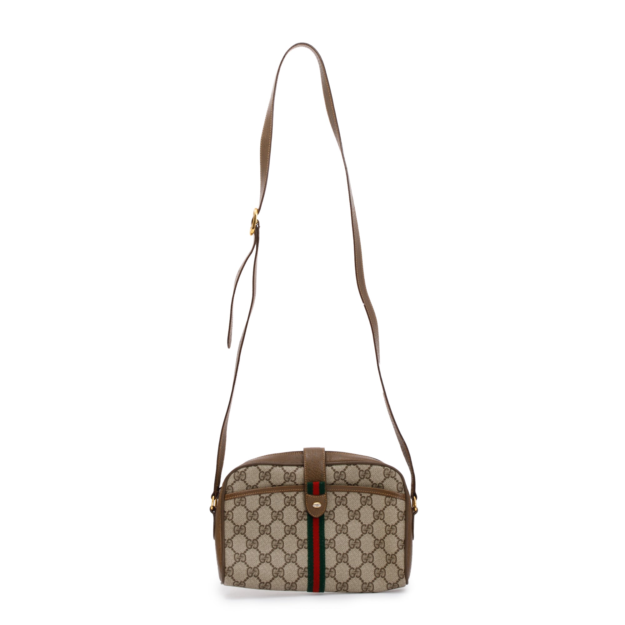 Gucci Vintage GG Supreme Web Crossbody Bag