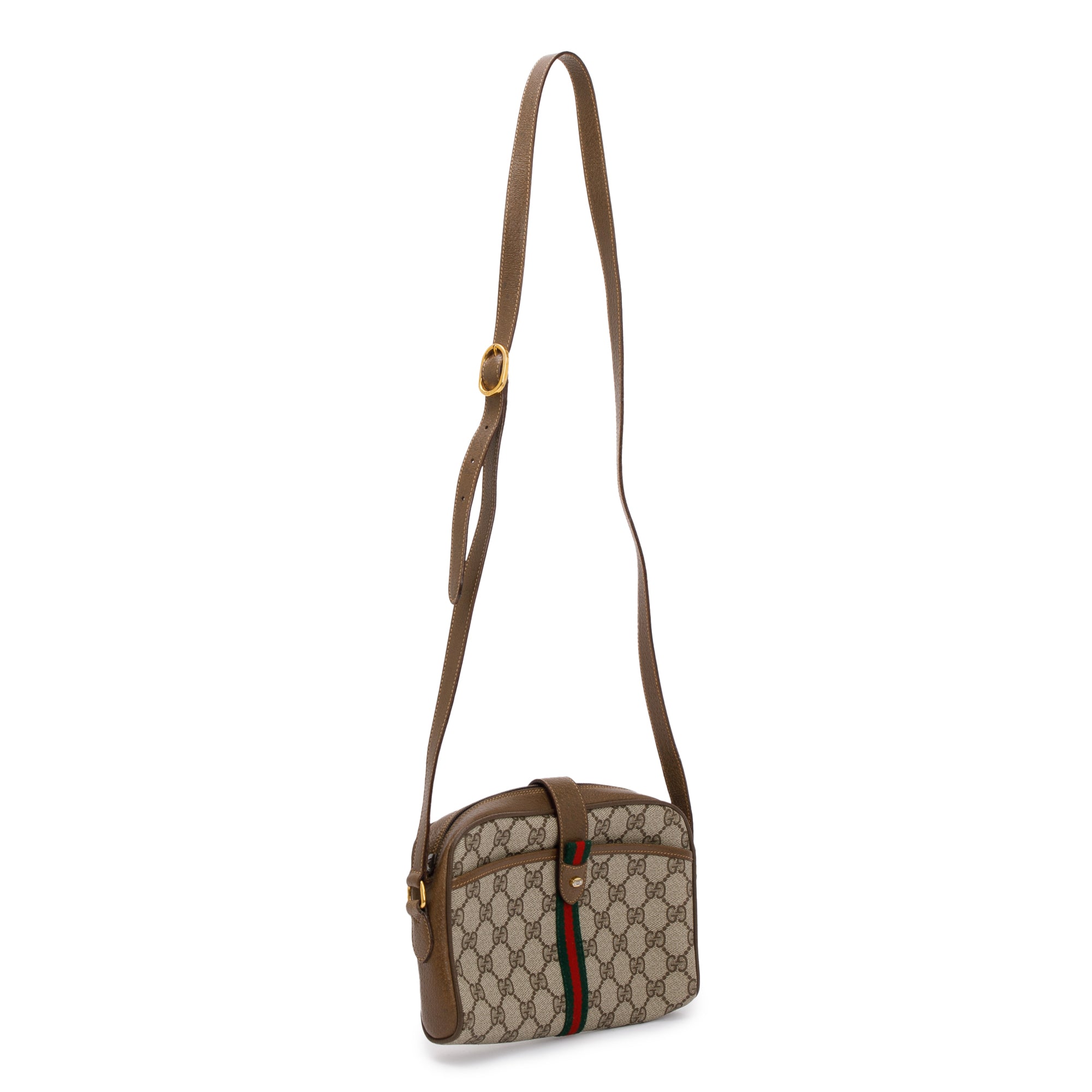 Gucci Vintage GG Supreme Web Crossbody Bag