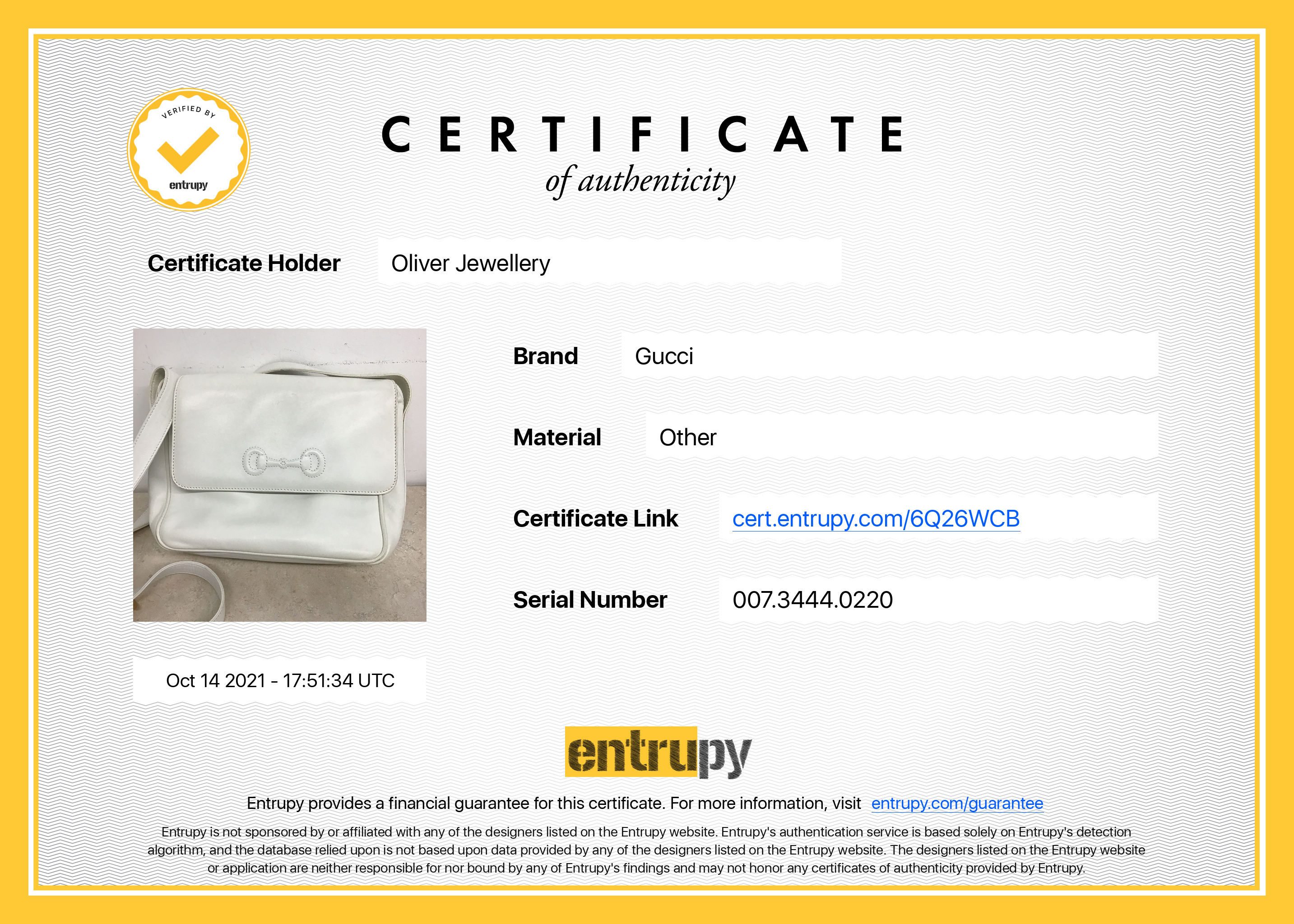 Gucci Vintage Leather Crossbody Bag