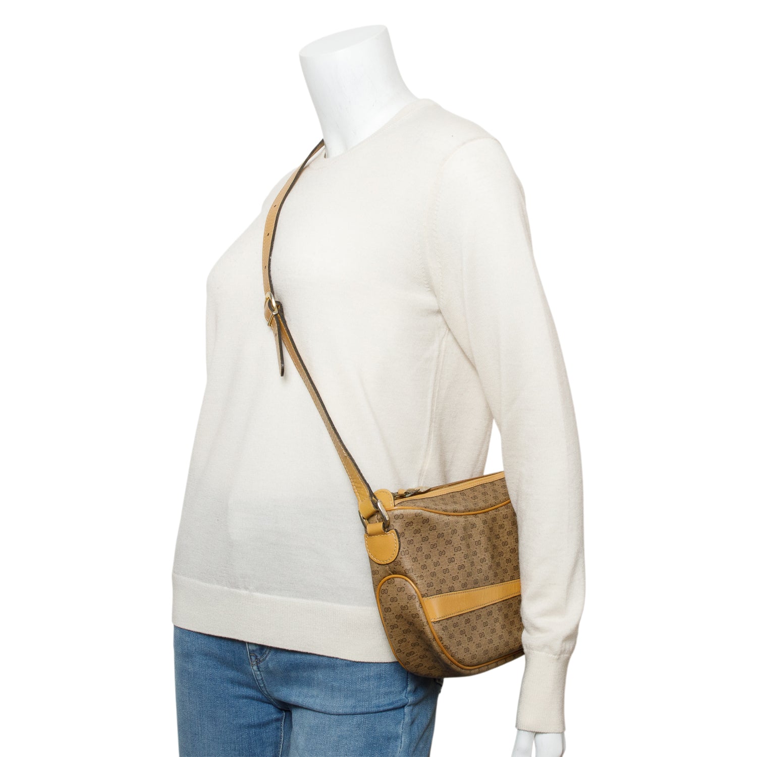 Gucci Vintage Mirco GG Plus Crossbody Bag