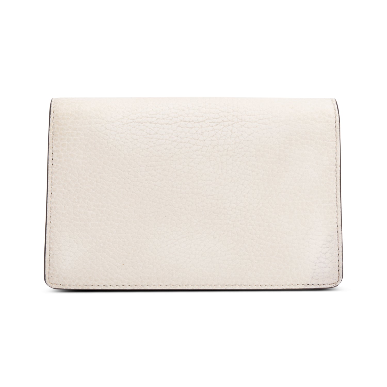 Gucci White Calfskin Leather Super Mini Dionysus Bag