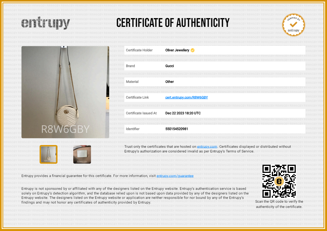 Gucci White GG Marmont Matelasse Leather Mini Round Shoulder Bag