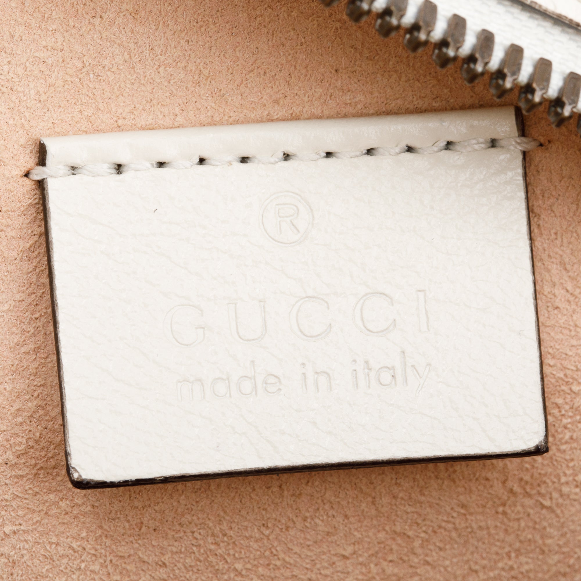 Gucci White GG Marmont Matelasse Leather Mini Round Shoulder Bag