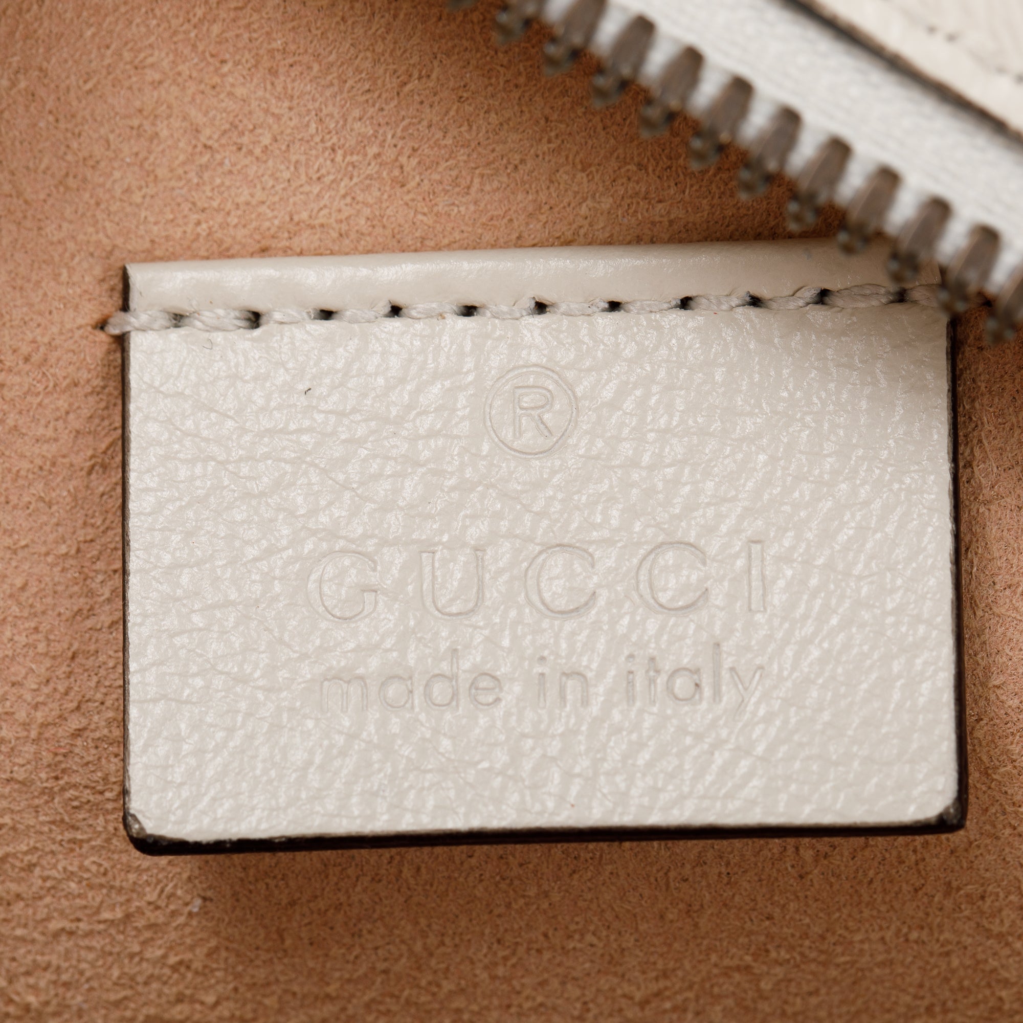 Gucci White GG Marmont Matelasse Leather Mini Round Shoulder Bag