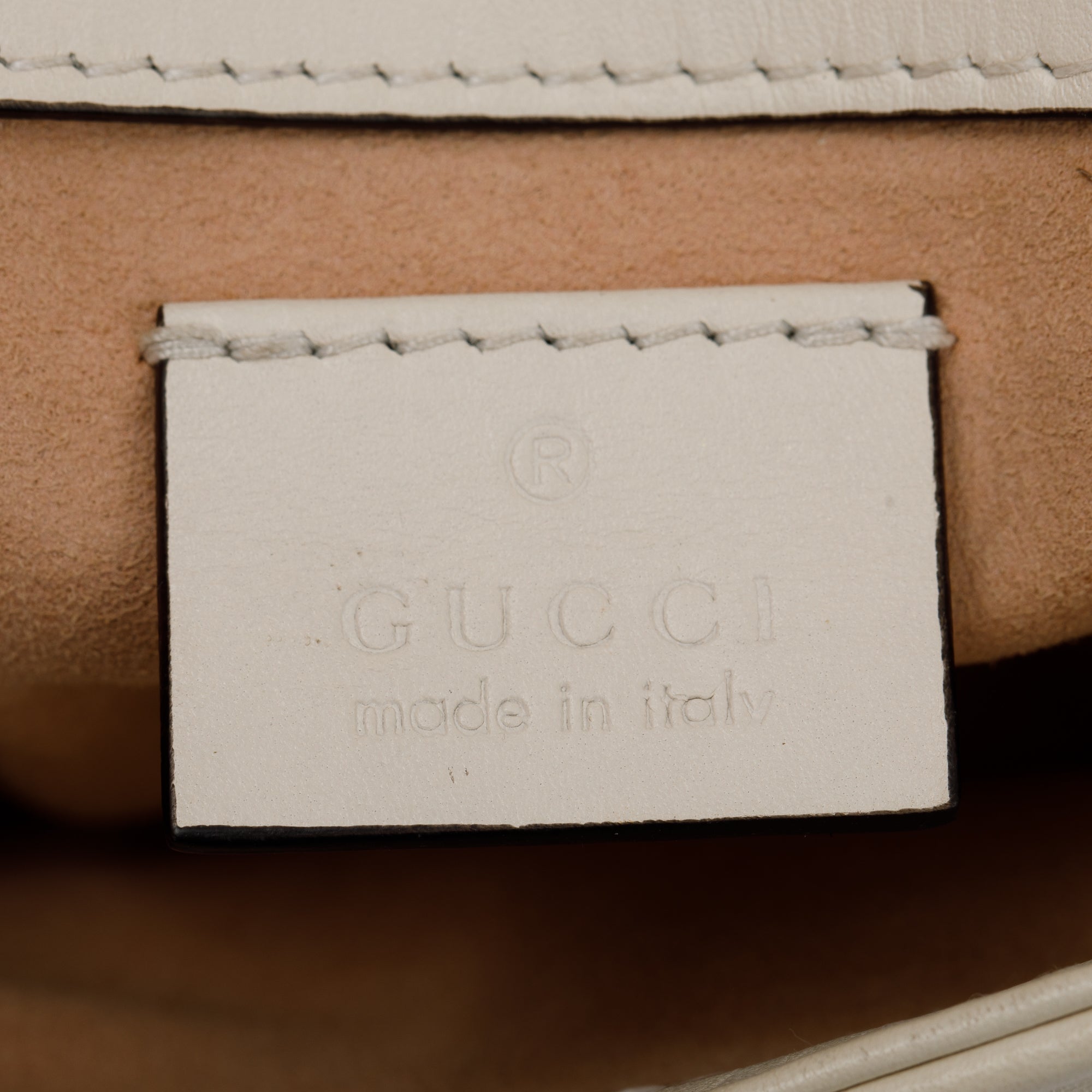 Gucci White GG Marmont Matelasse Leather Super Mini Bag w/ Box