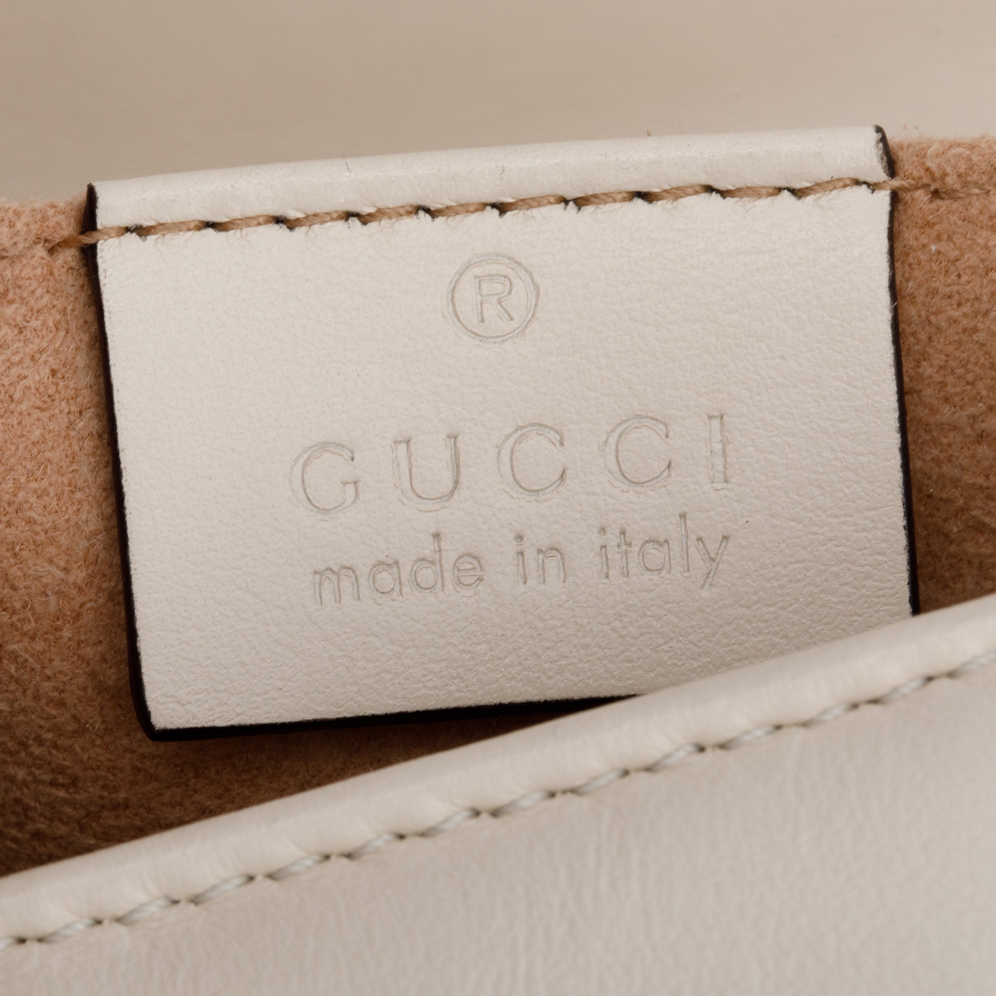 Gucci White GG Marmont Matelasse Mini Shoulder Bag