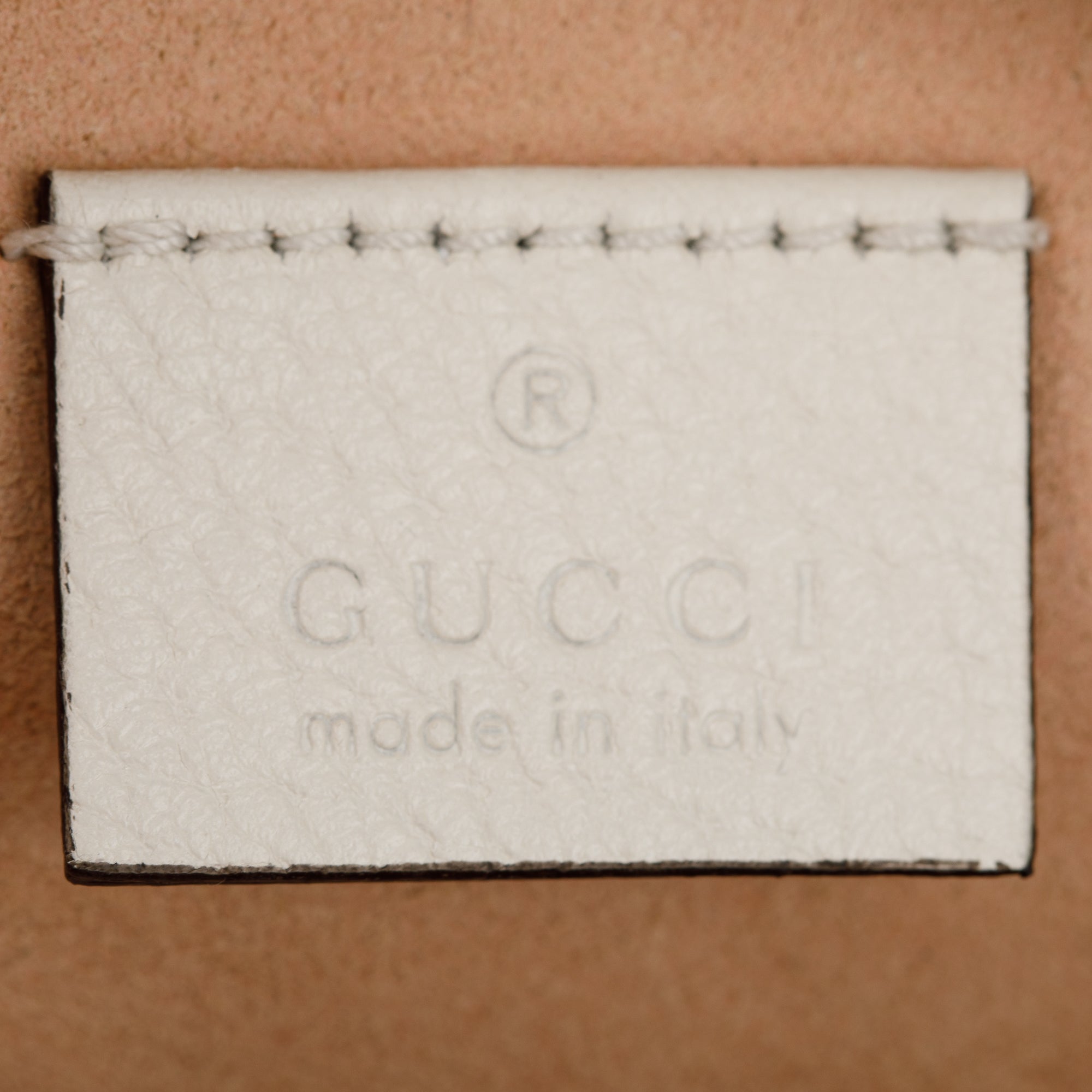 Gucci White Leather Web Ophidia Mini Round Shoulder Bag