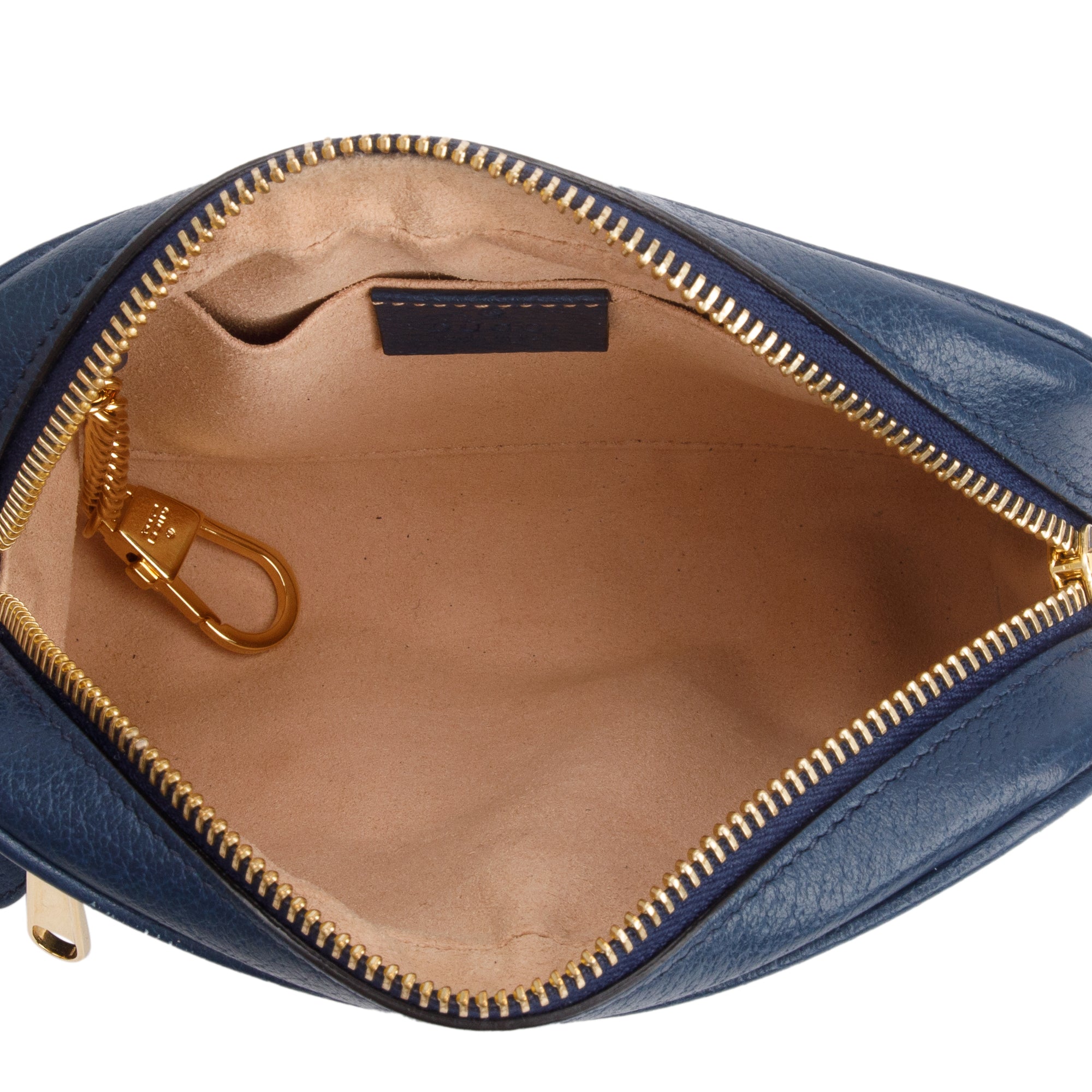 Gucci White Textured Dollar Calfskin Leather Mini Ophidia Crossbody Bag