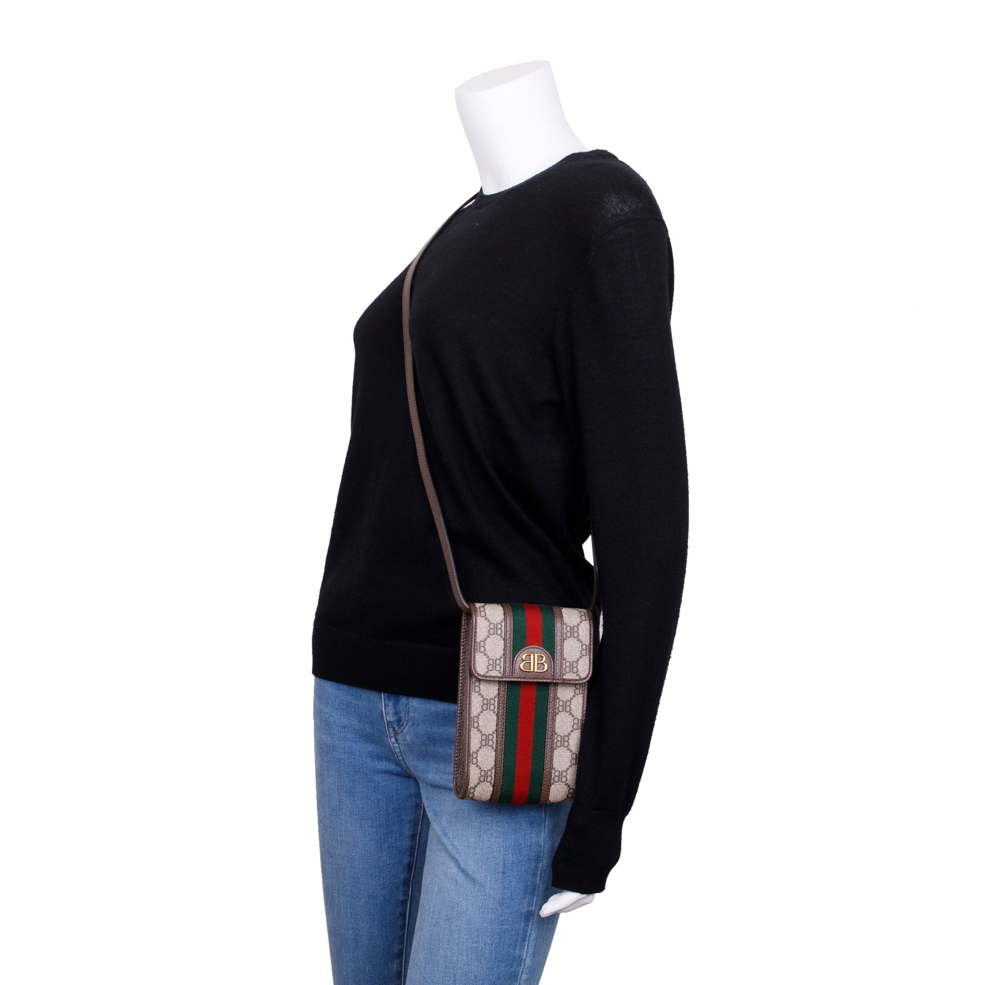 Gucci X Balenciaga 2022 The Hacker Project Phone Crossbody Bag w/ Box & Receipt