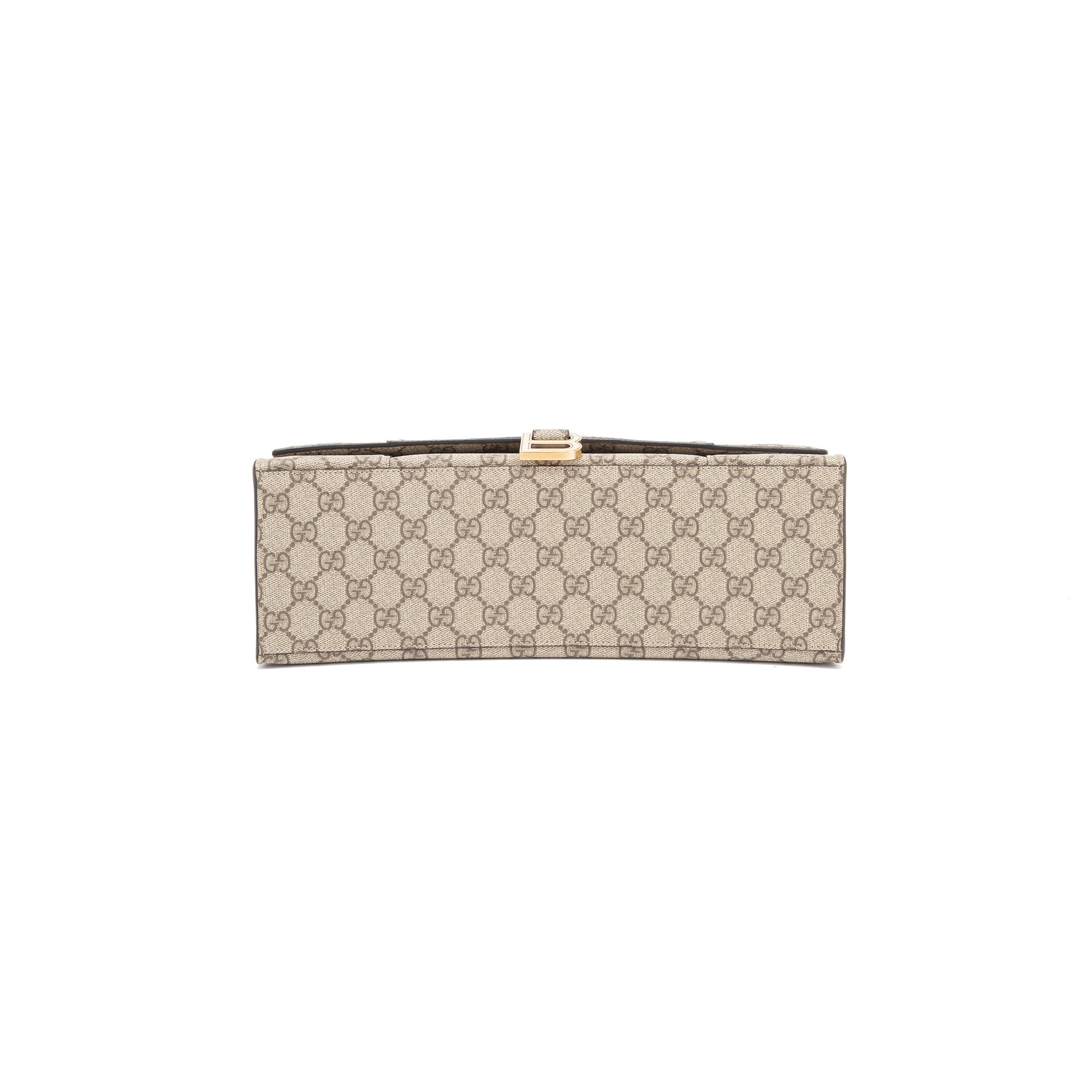 Gucci X Balenciaga The Hacker Project GG Supreme Hourglass Medium Top Handle Bag w/ Box