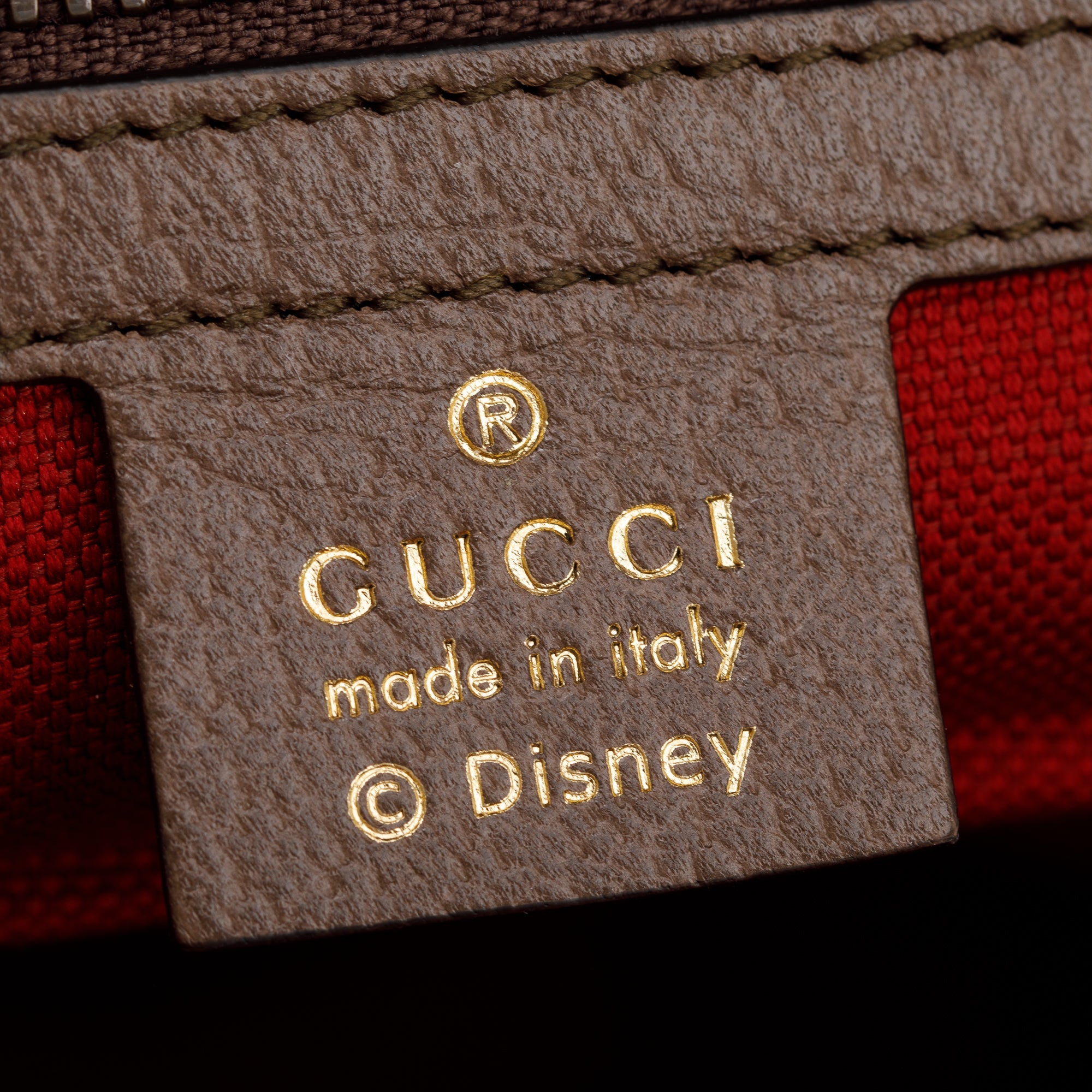 Gucci X Disney Donal Duck GG Supreme Small Backpack