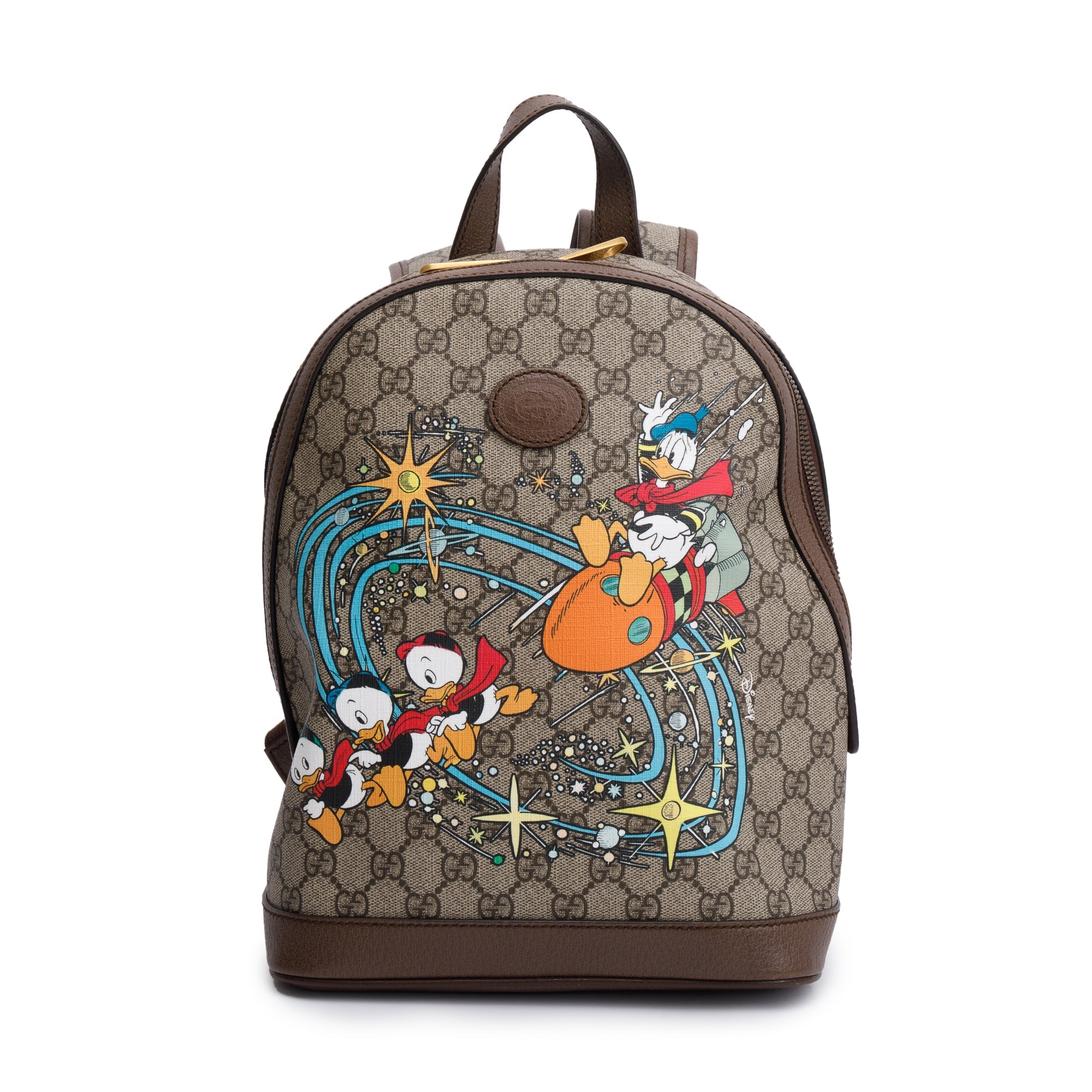 Gucci X Disney Donal Duck GG Supreme Small Backpack