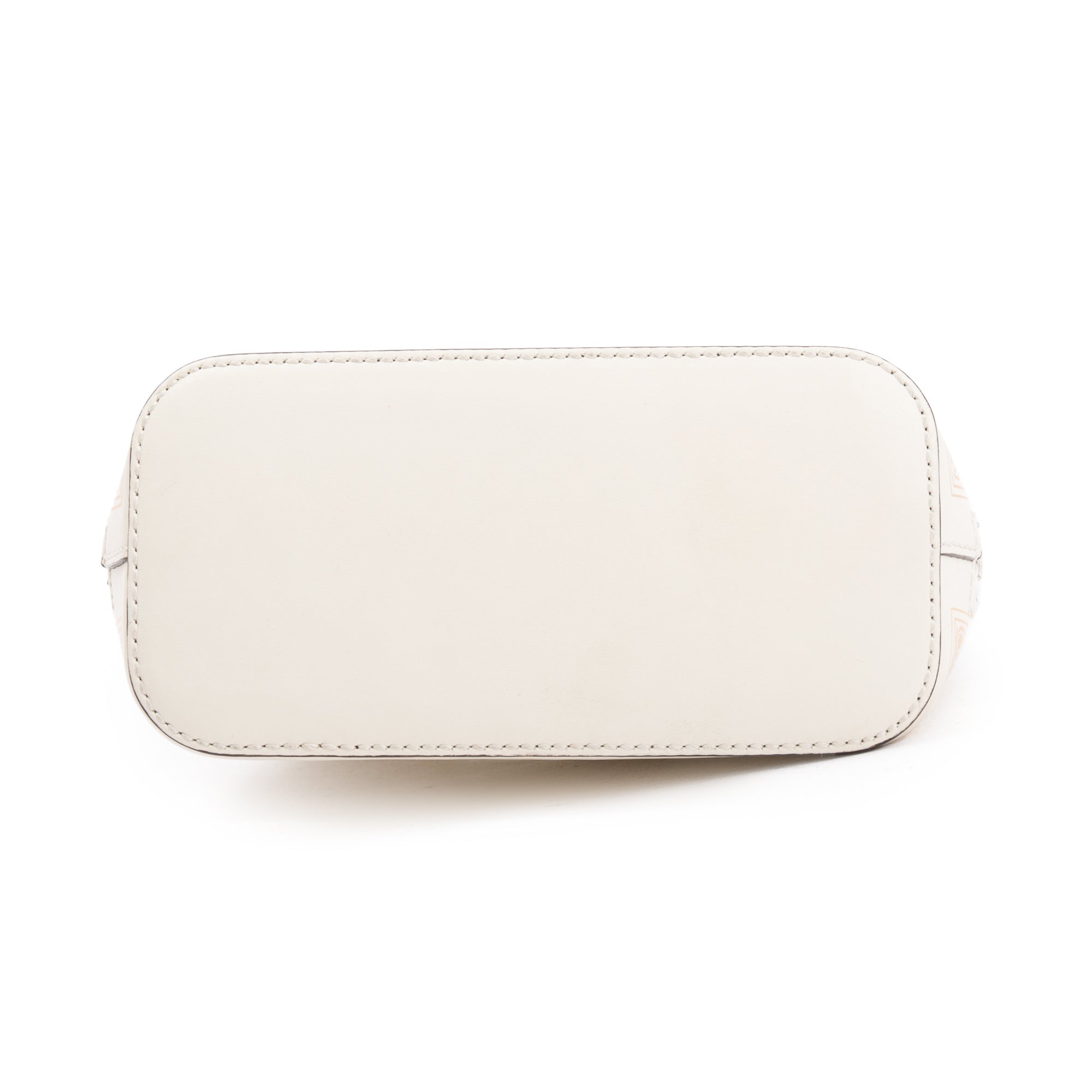 Gucci X Sega White Calfskin Leather Guccy Stars Mini Dome Crossbody