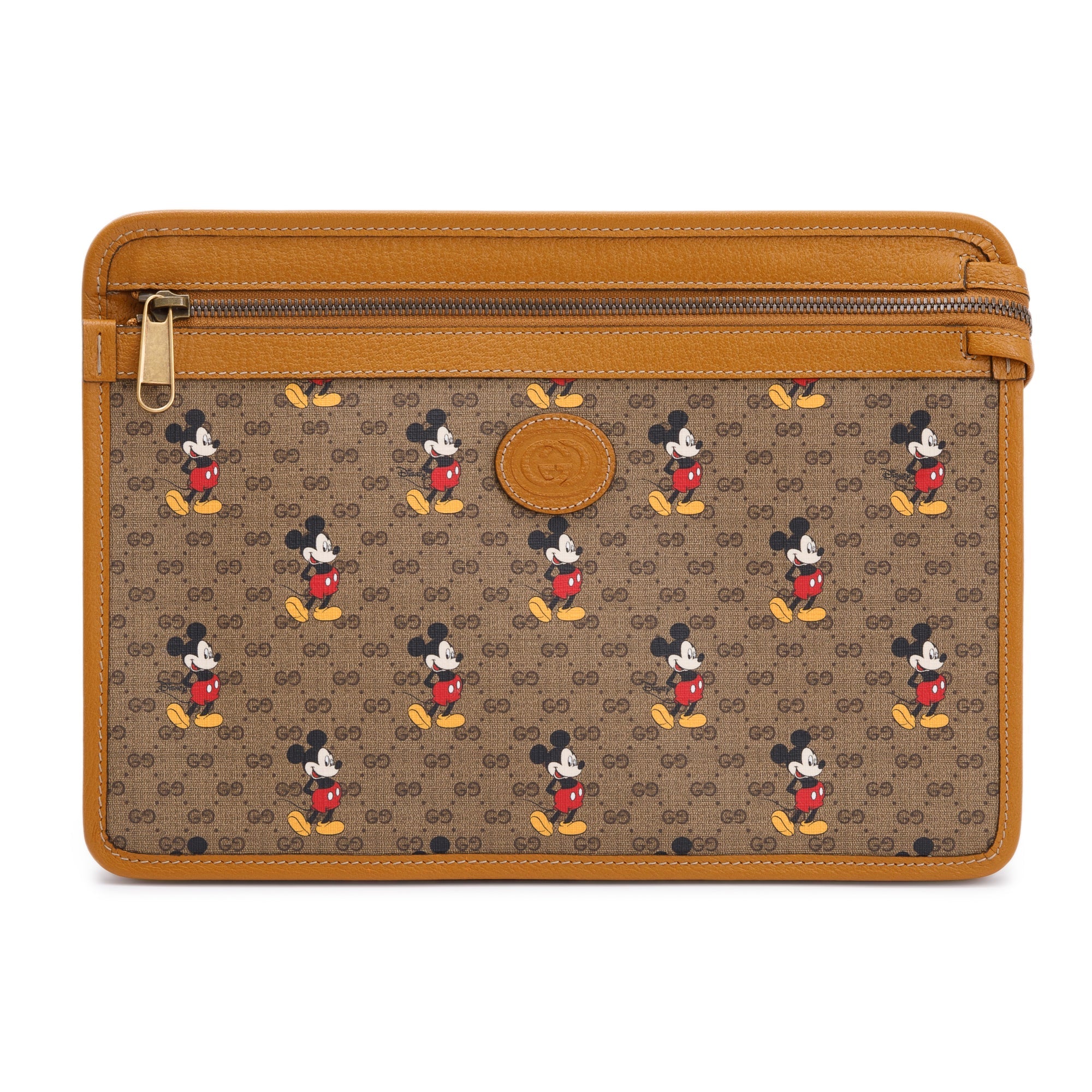Gucci x Disney GG Supreme Mickey Mouse Pouch w/ Box