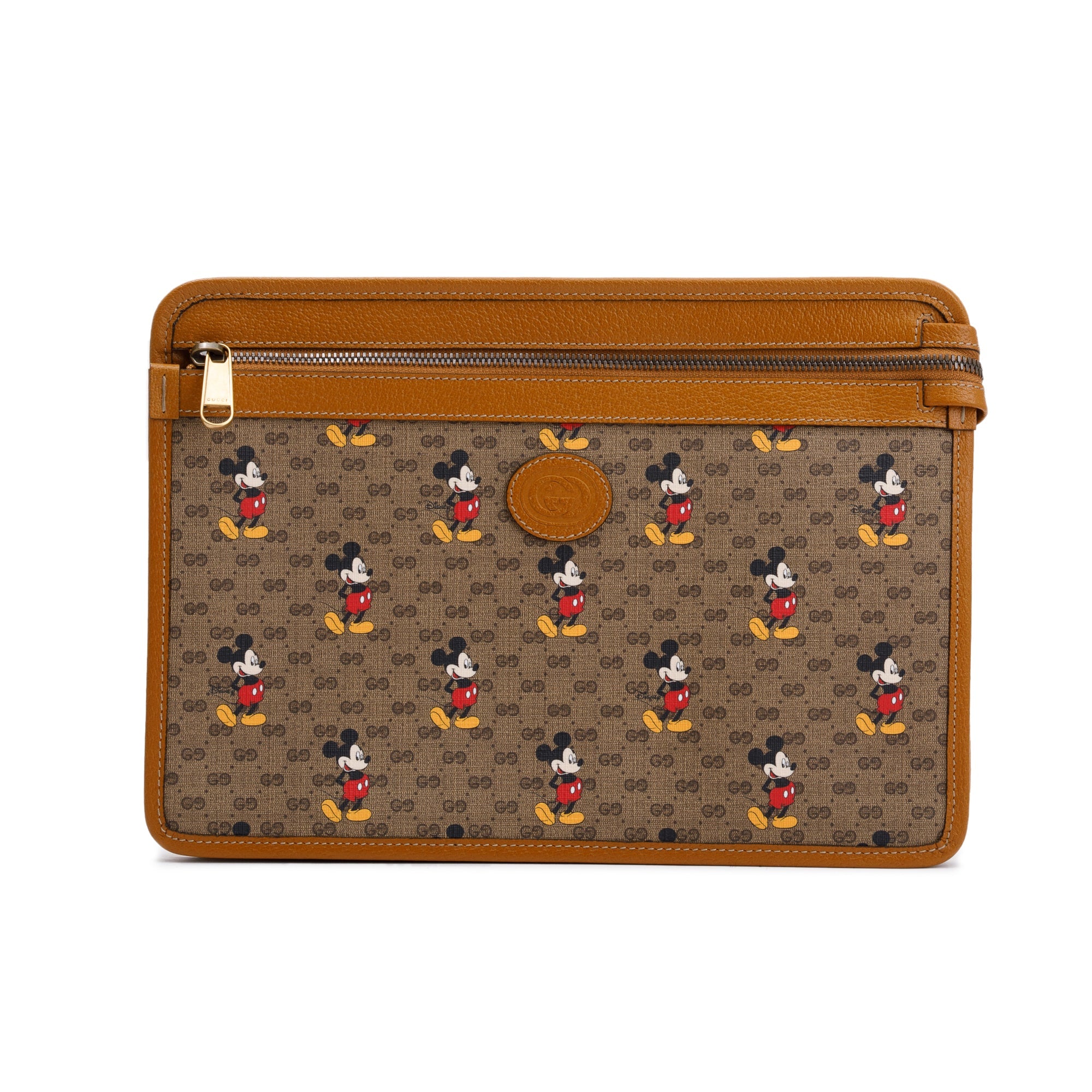 Gucci x Disney GG Supreme Mickey Mouse Pouch w/ Box