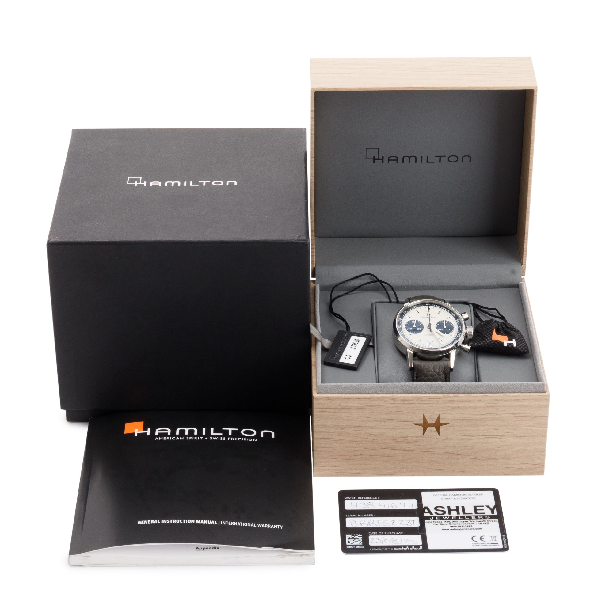 Hamilton 2023 Stainless Steel Classic Intra-Matic Automatic Chronograph 40 MM Watch w/ Box & Papers