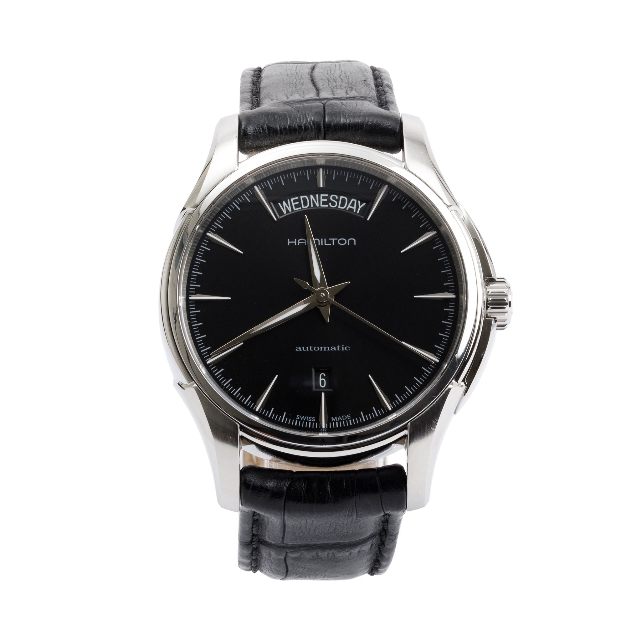 Hamilton Stainless Steel Jazzmaster Day Date 41 MM Automatic Watch w/ Box & Papers