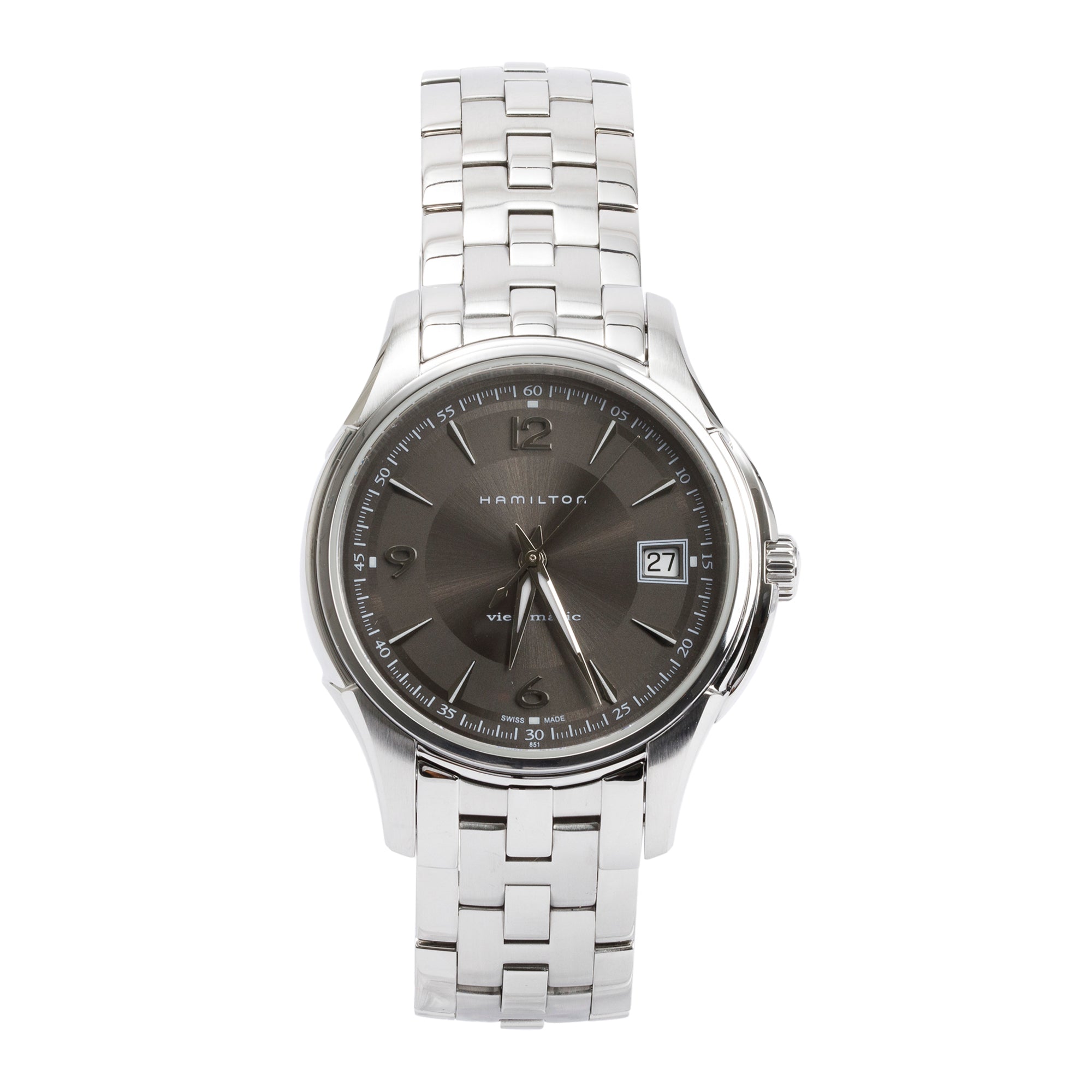 Hamilton Stainless Steel Jazzmaster Viewmatic 38 MM Automatic Watch