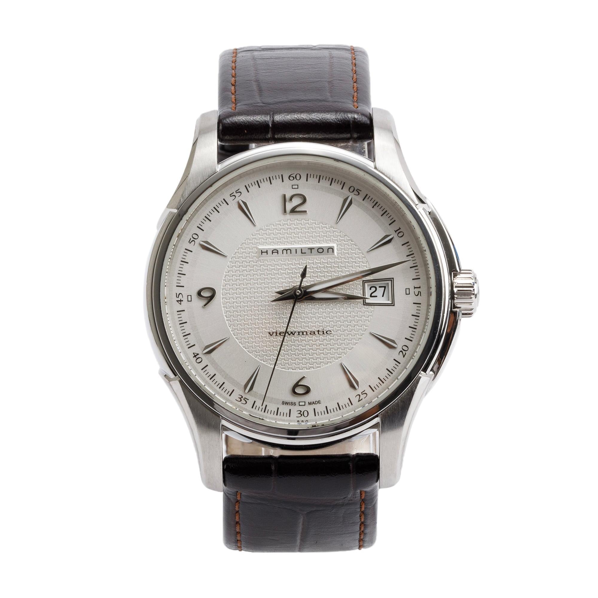 Hamilton Stainless Steel Jazzmaster Viewmatic 40 MM Automatic Watch