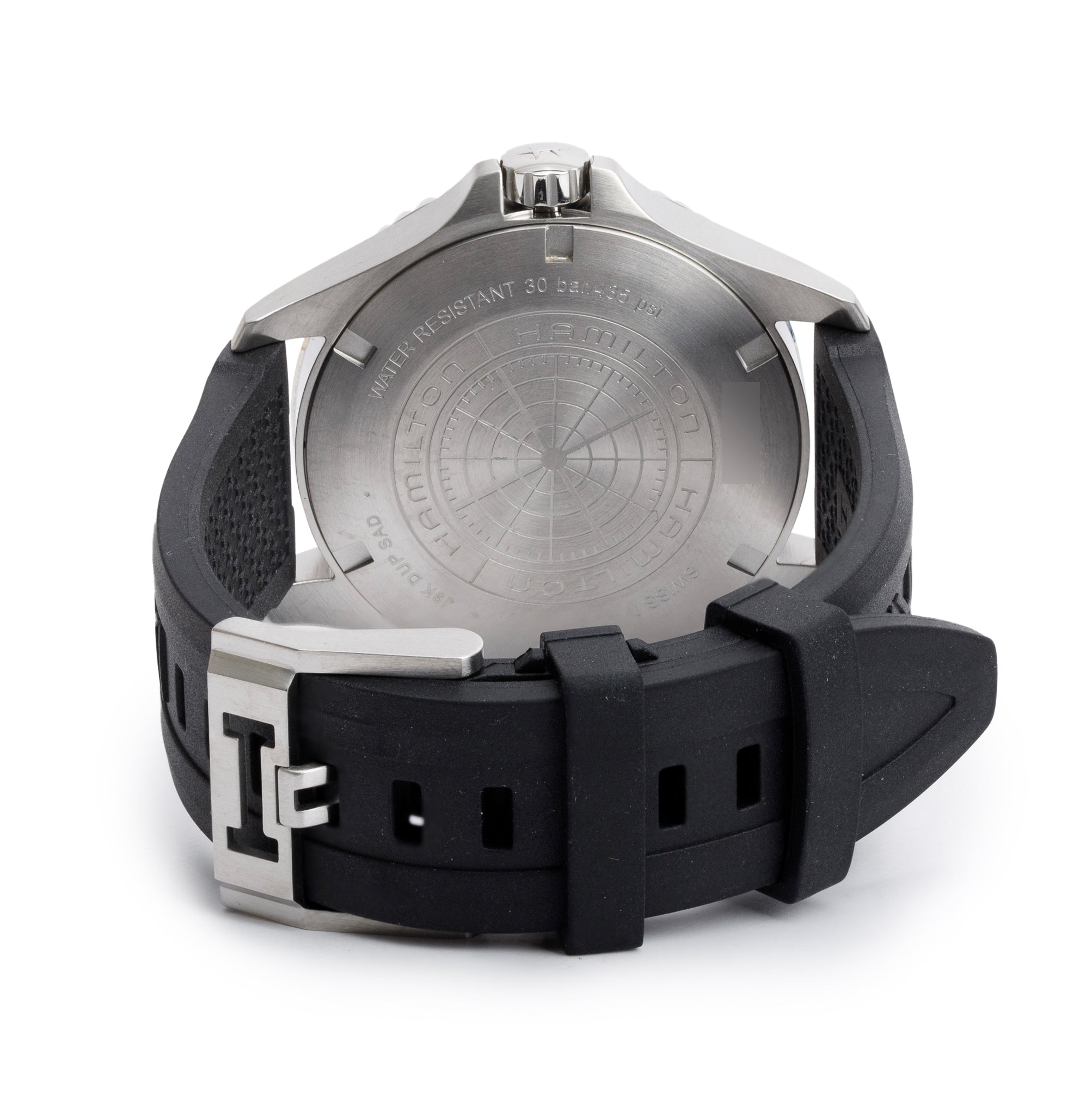 Hamilton Stainless Steel Khaki Navy Scuba 43 MM Automatic Watch w/ Box & Papers