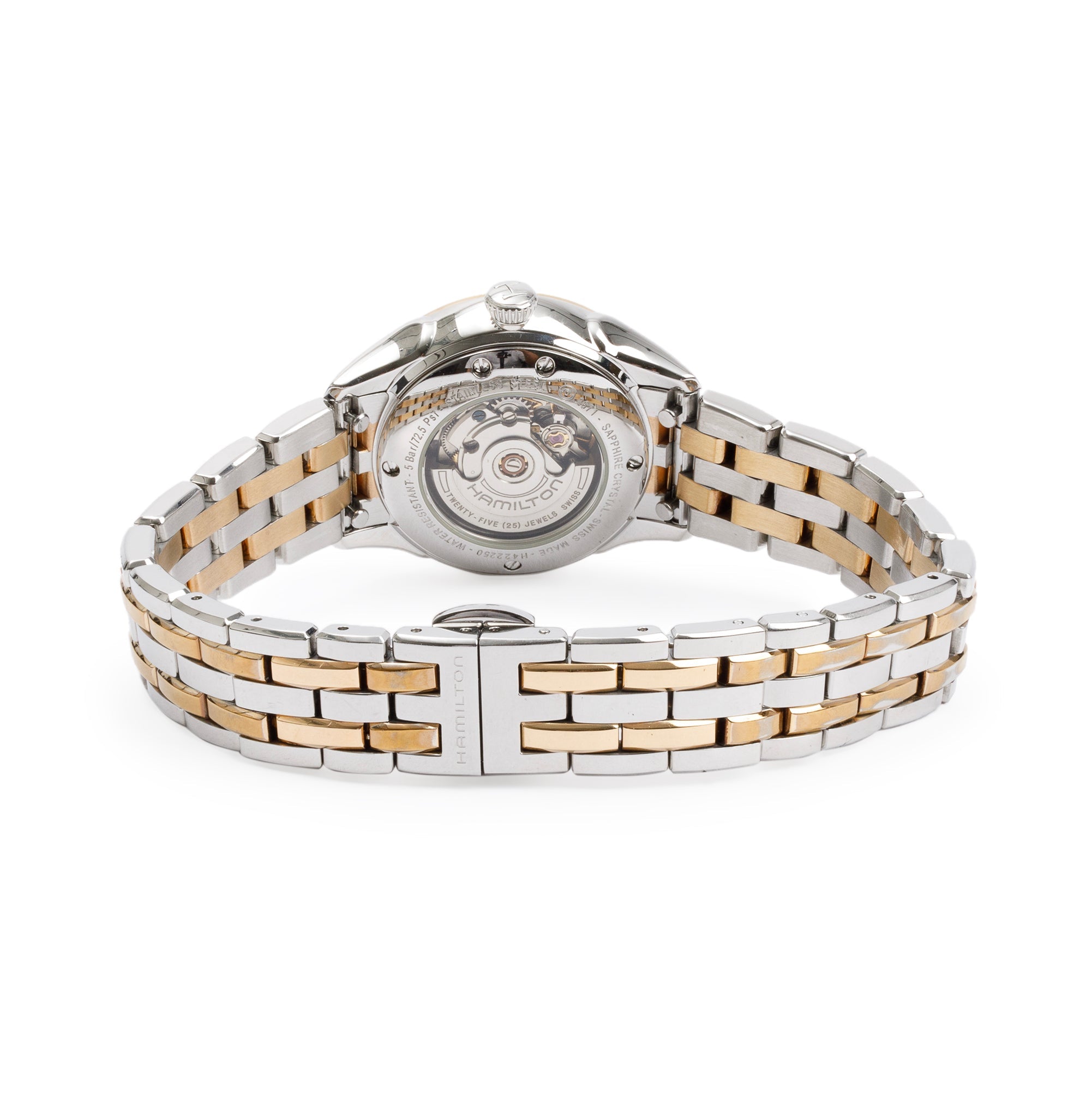 Hamilton Two-Tone Stainless Steel Jazzmaster 30 MM Automatic Watch H422250