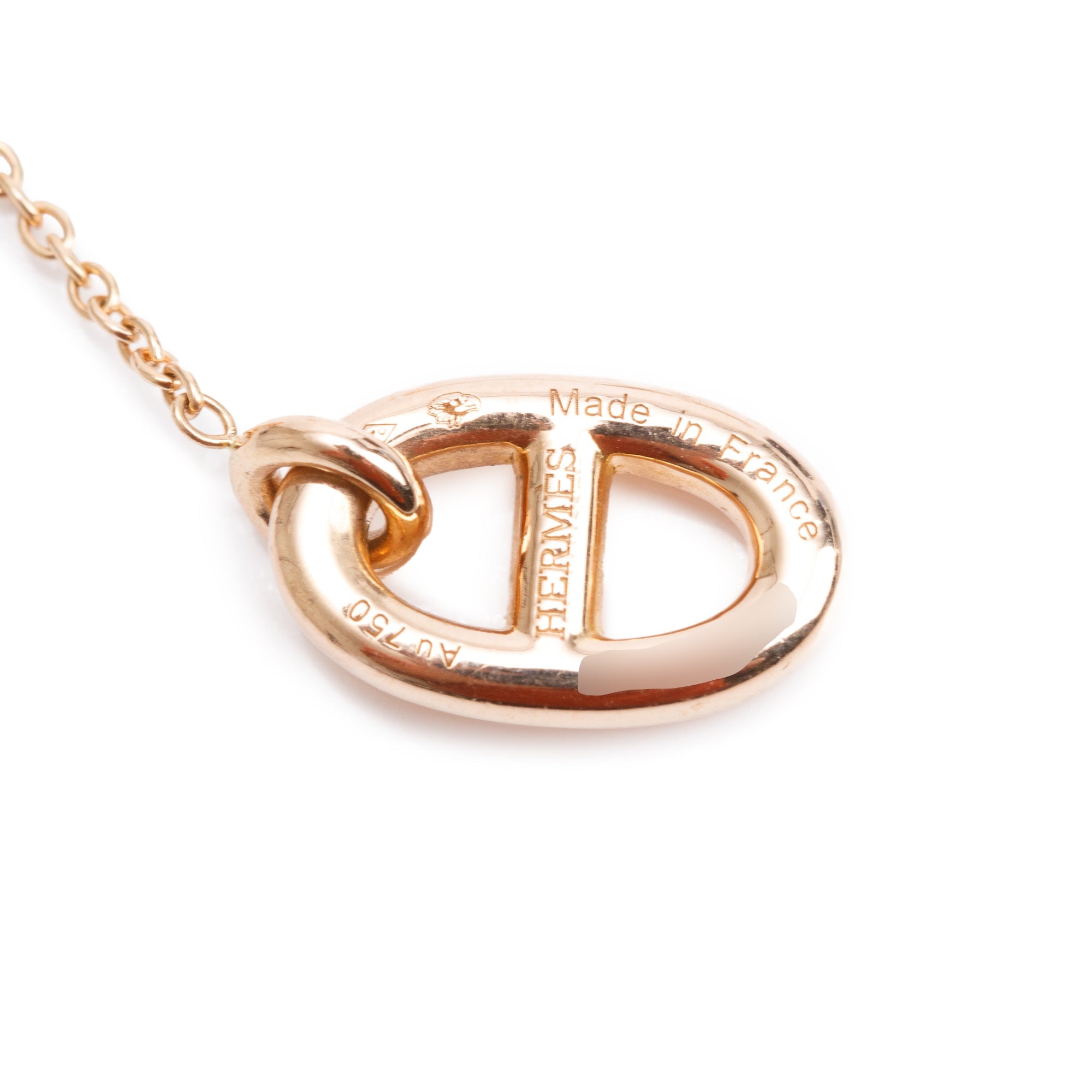 Hermes 18k Rose Gold Farandole Drop Earrings