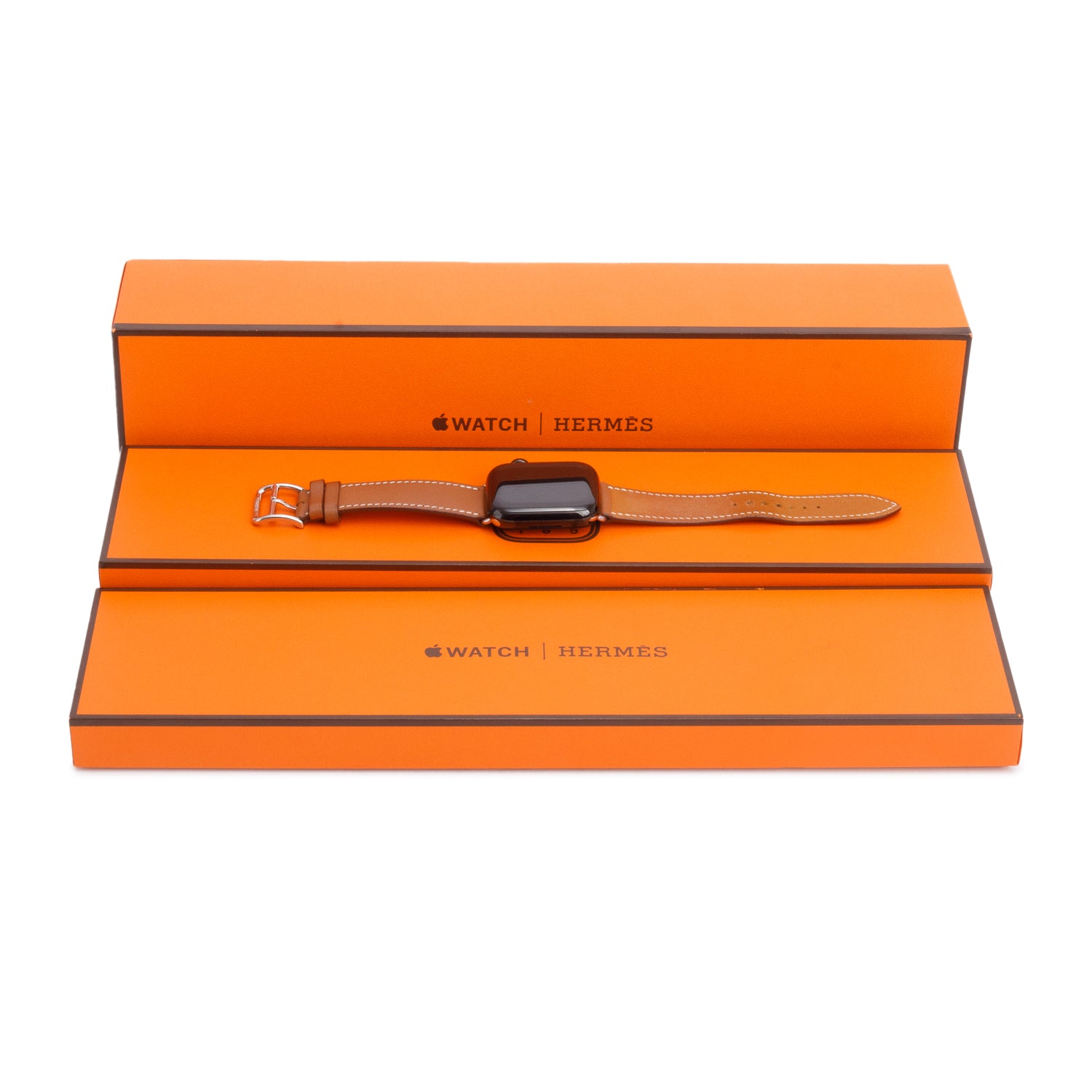 Hermes x Apple Stainless Steel Ceramic Series 9 41 MM Smart Watch w/ Box & Extra Strap