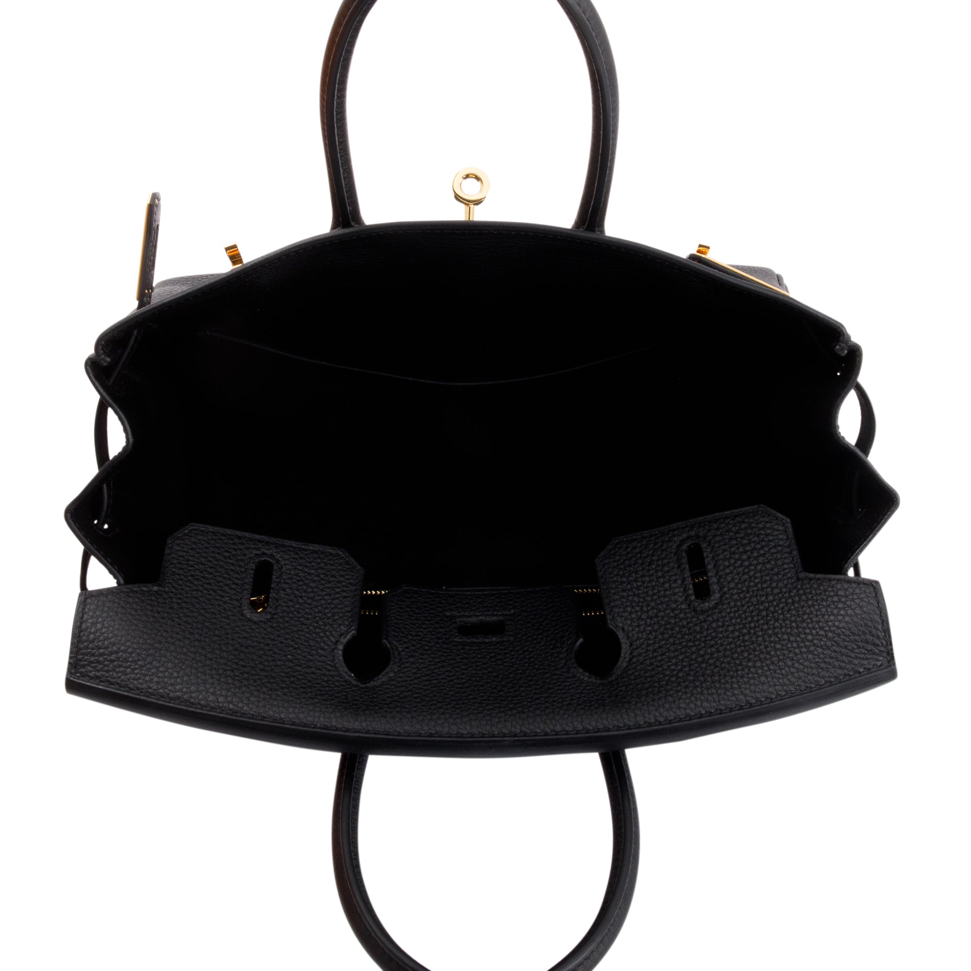 Hermes 2020 Black Togo Birkin 25 w/ Box & Receipt